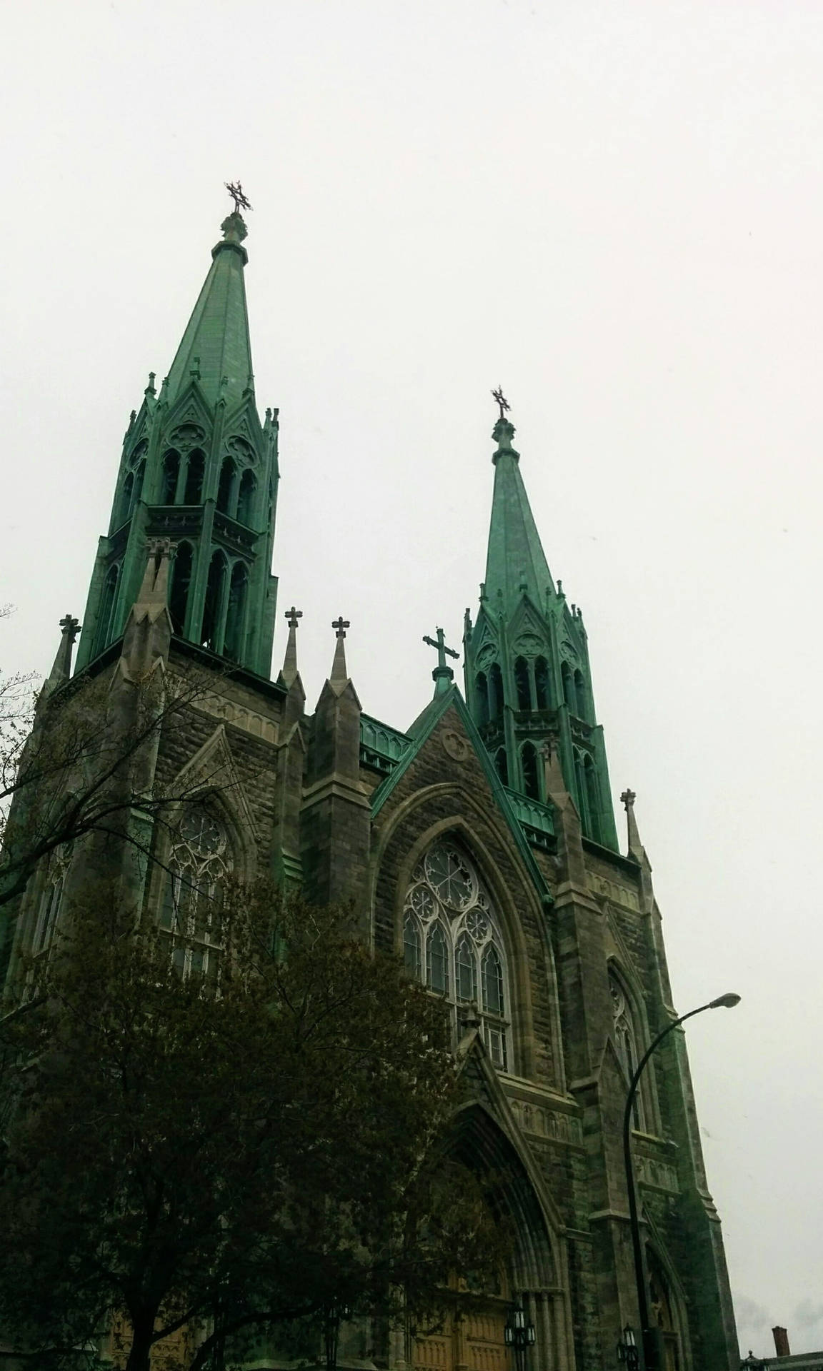 Old Church In Montreal Background