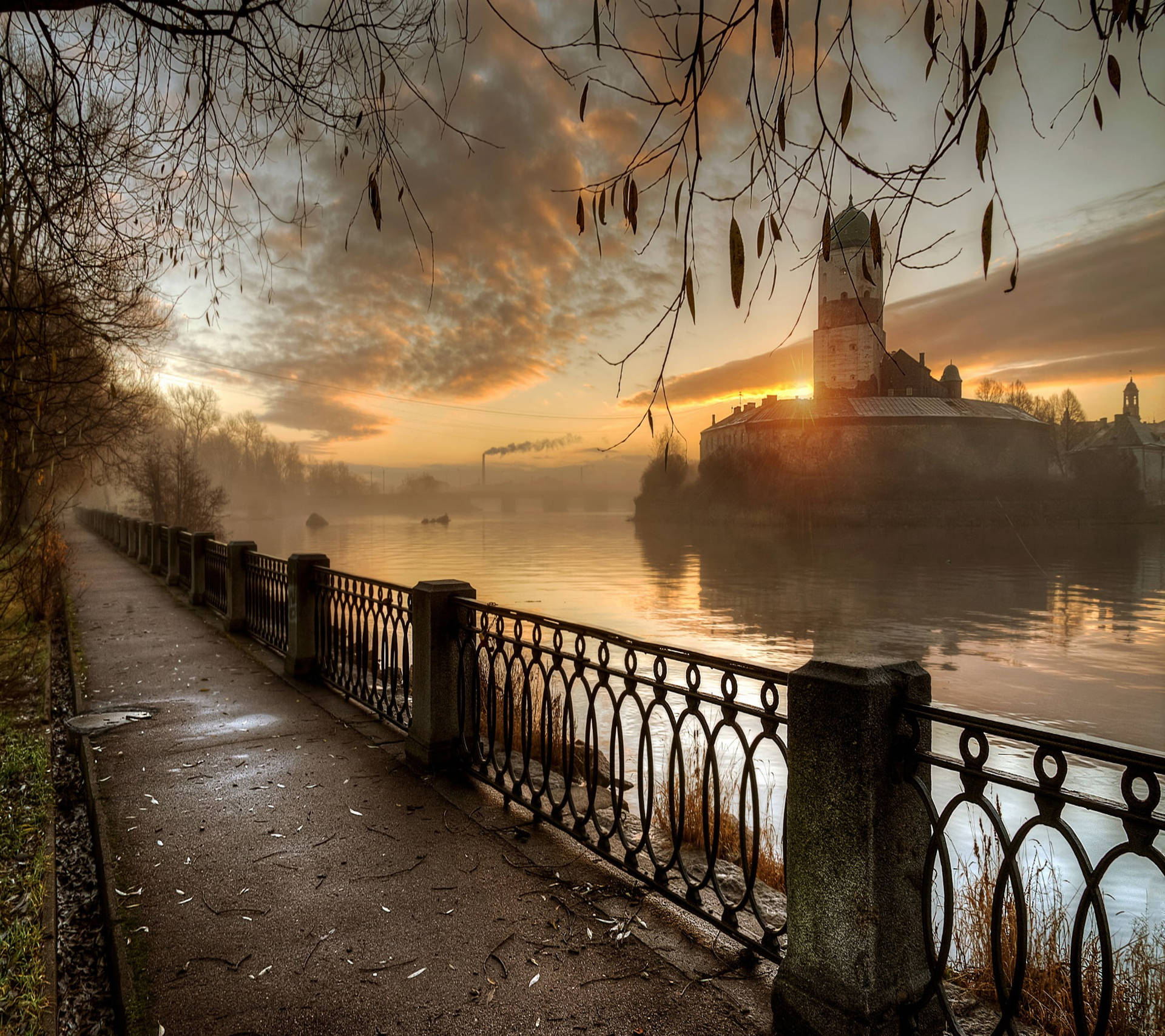 Old City Landscapes Background