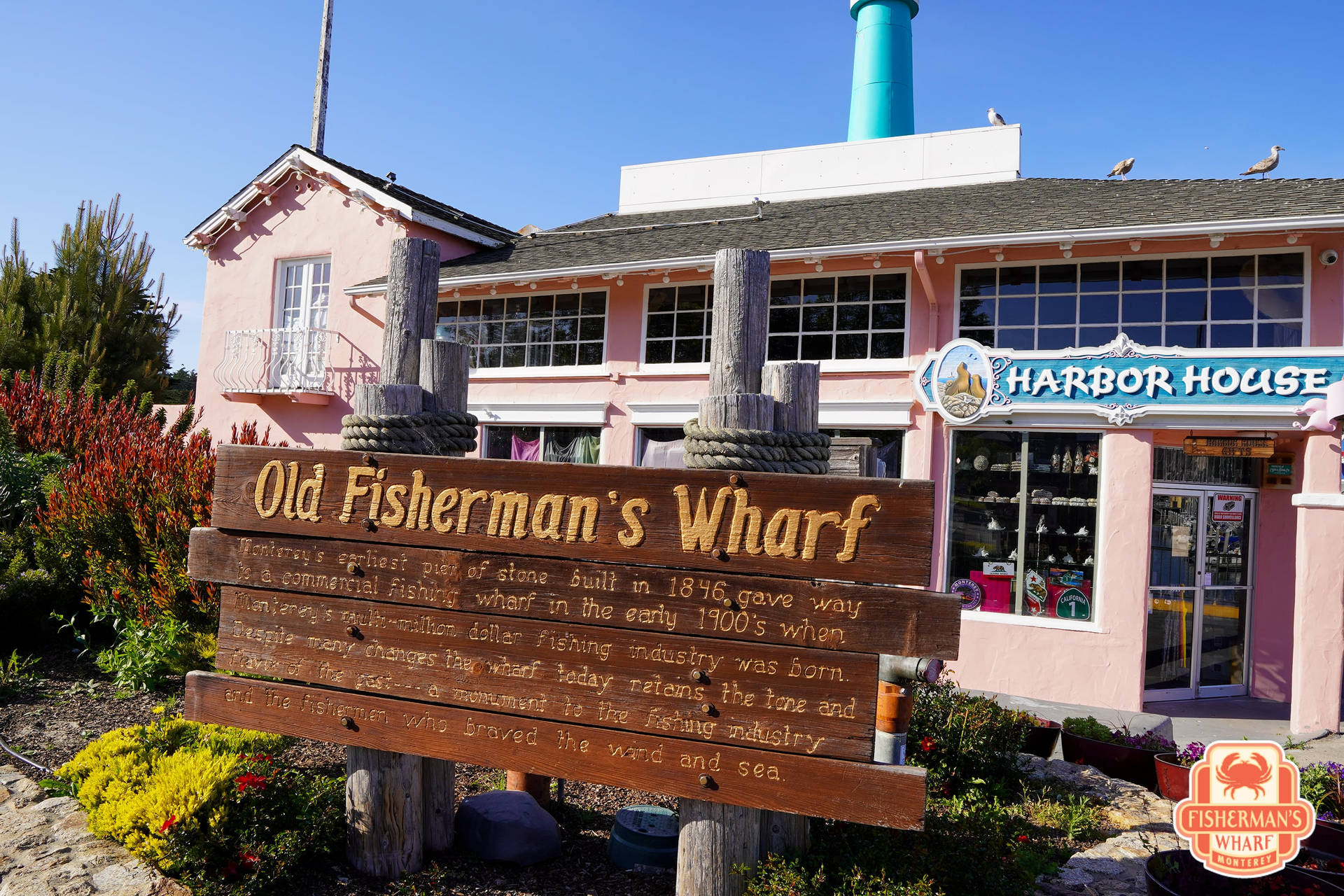 Old Fishermans Wharf Sign