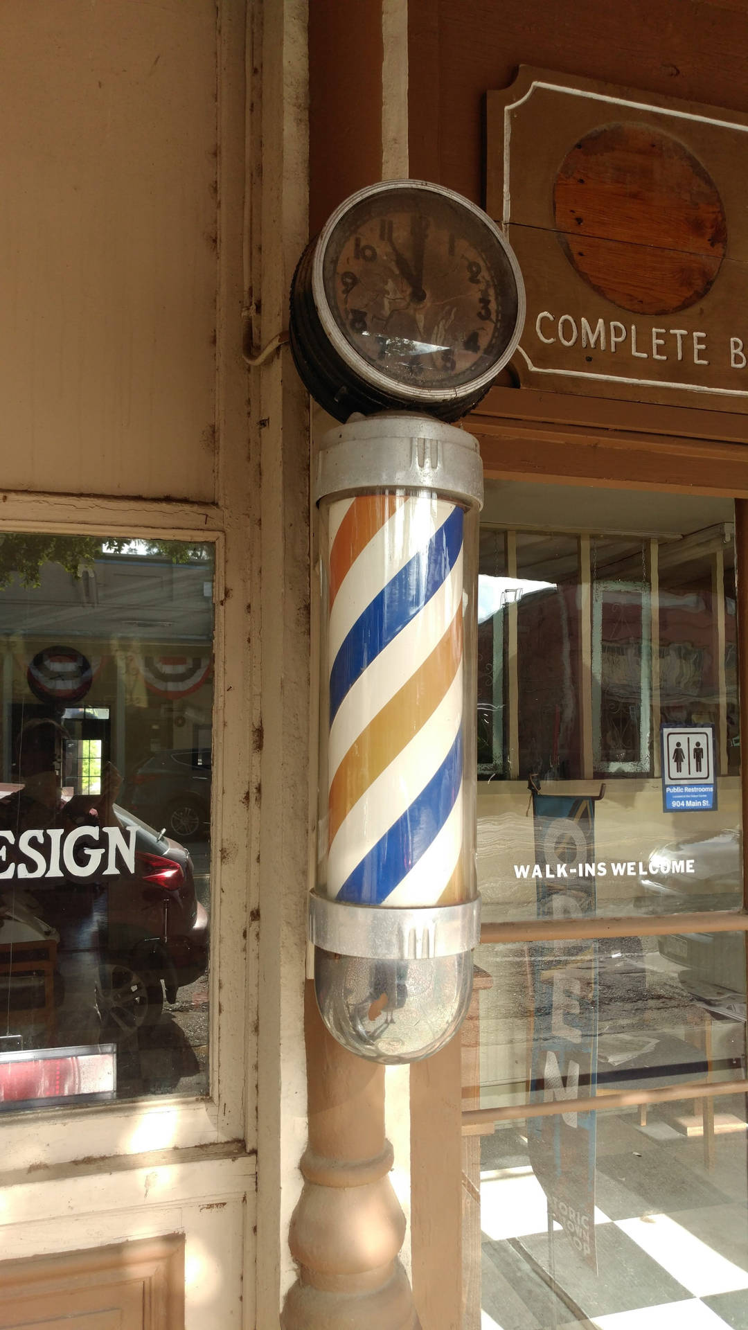 Old-looking Barber Pole