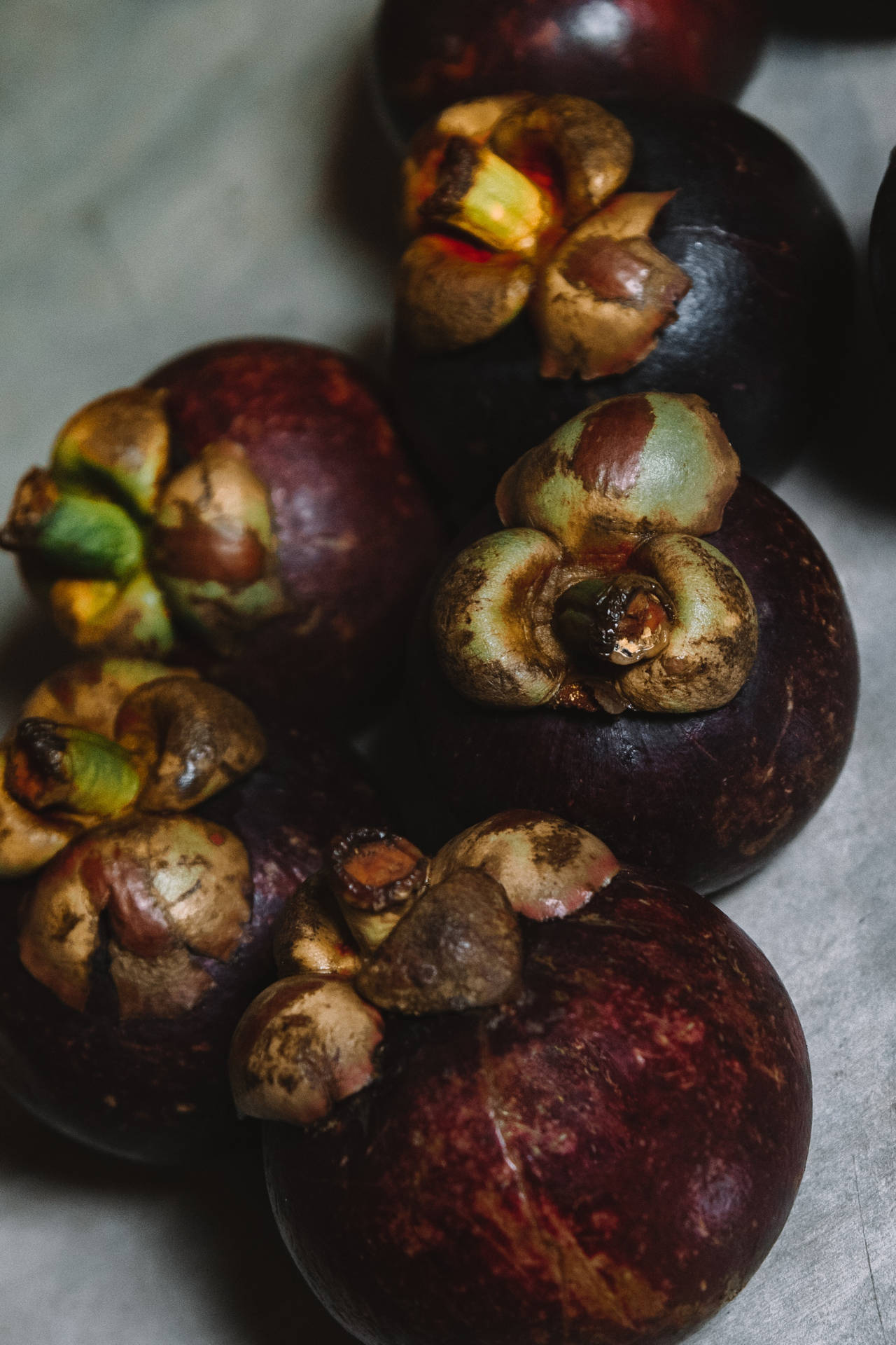 Old Mangosteen Fruits