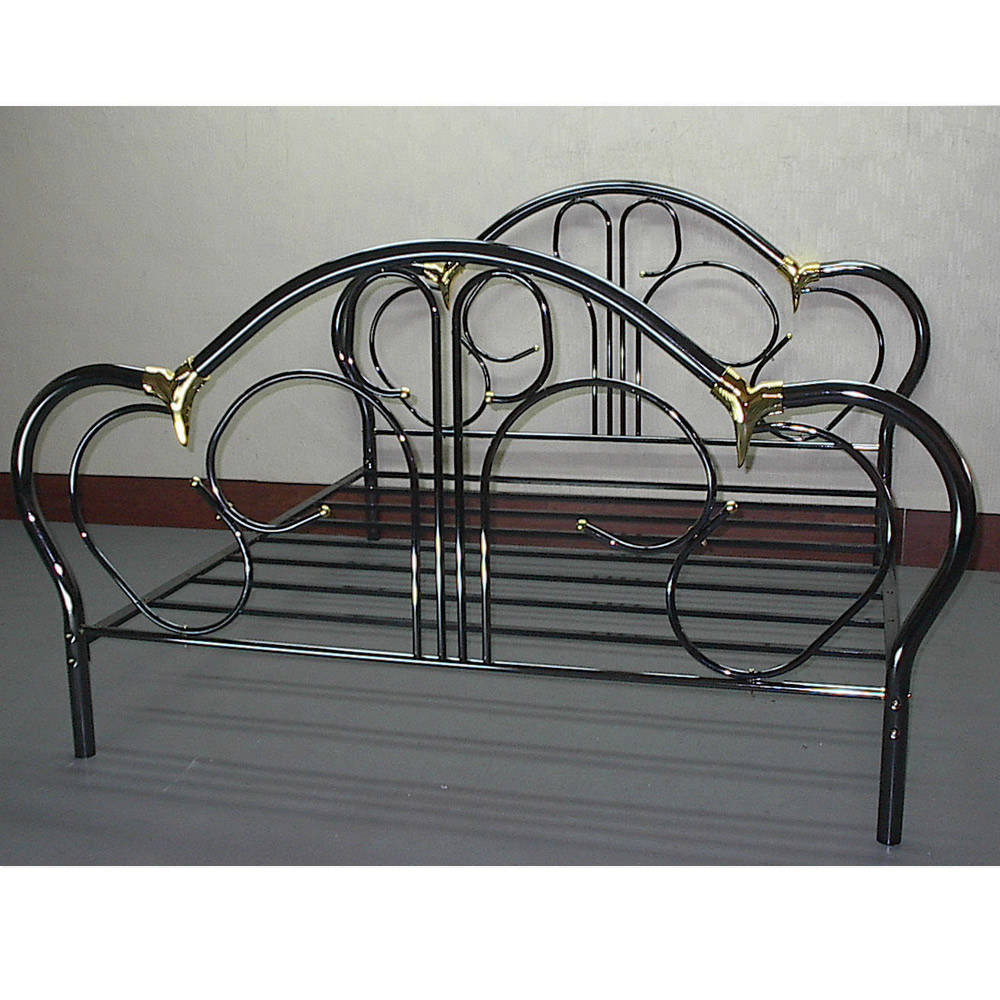 Old Metal Iron Bed Frame Background