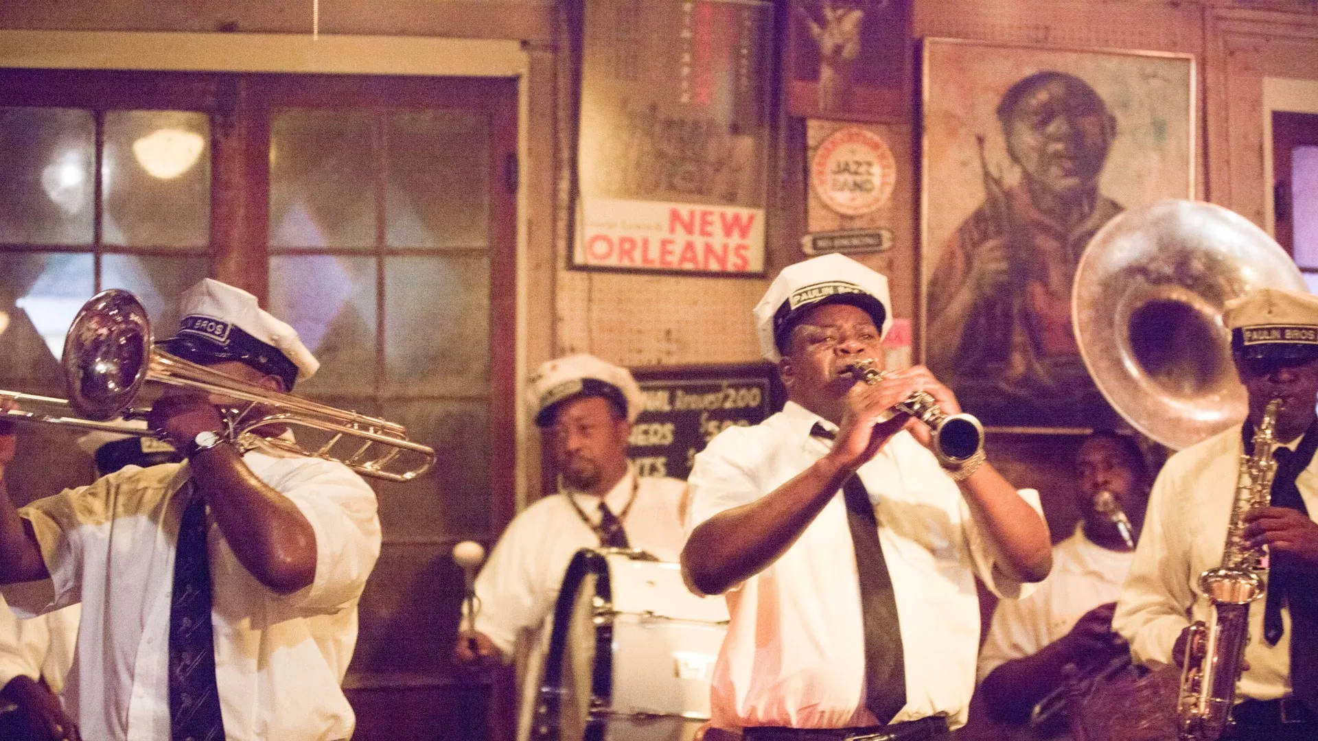 Old New Orleans Jazz Band Background