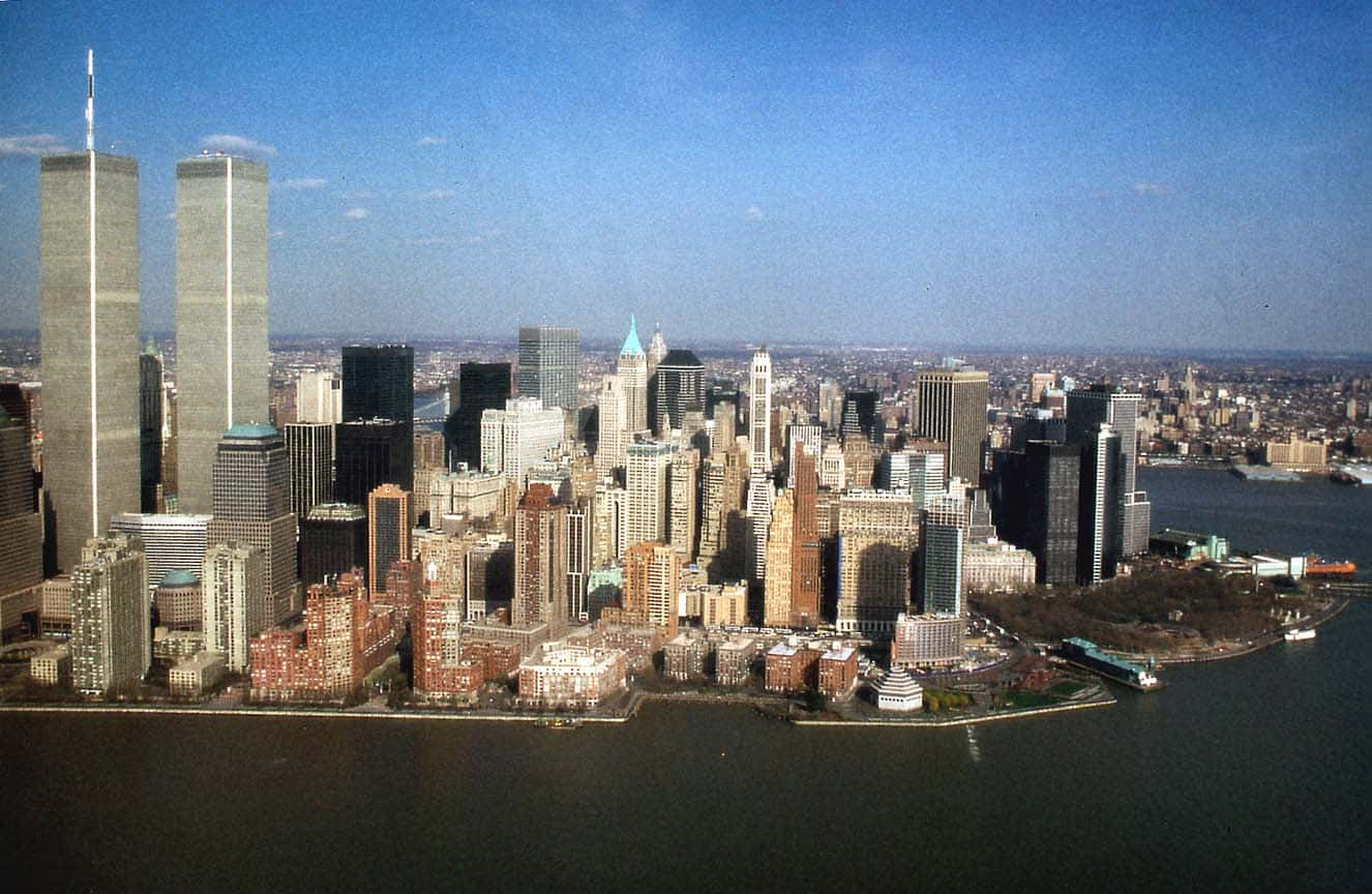 Old New York City Buildings Background
