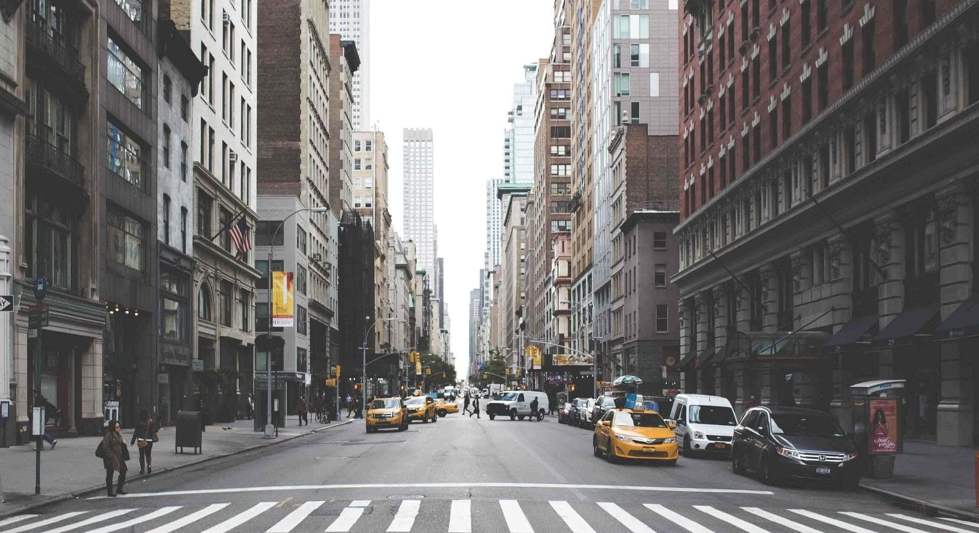 Old New York City Streets Background