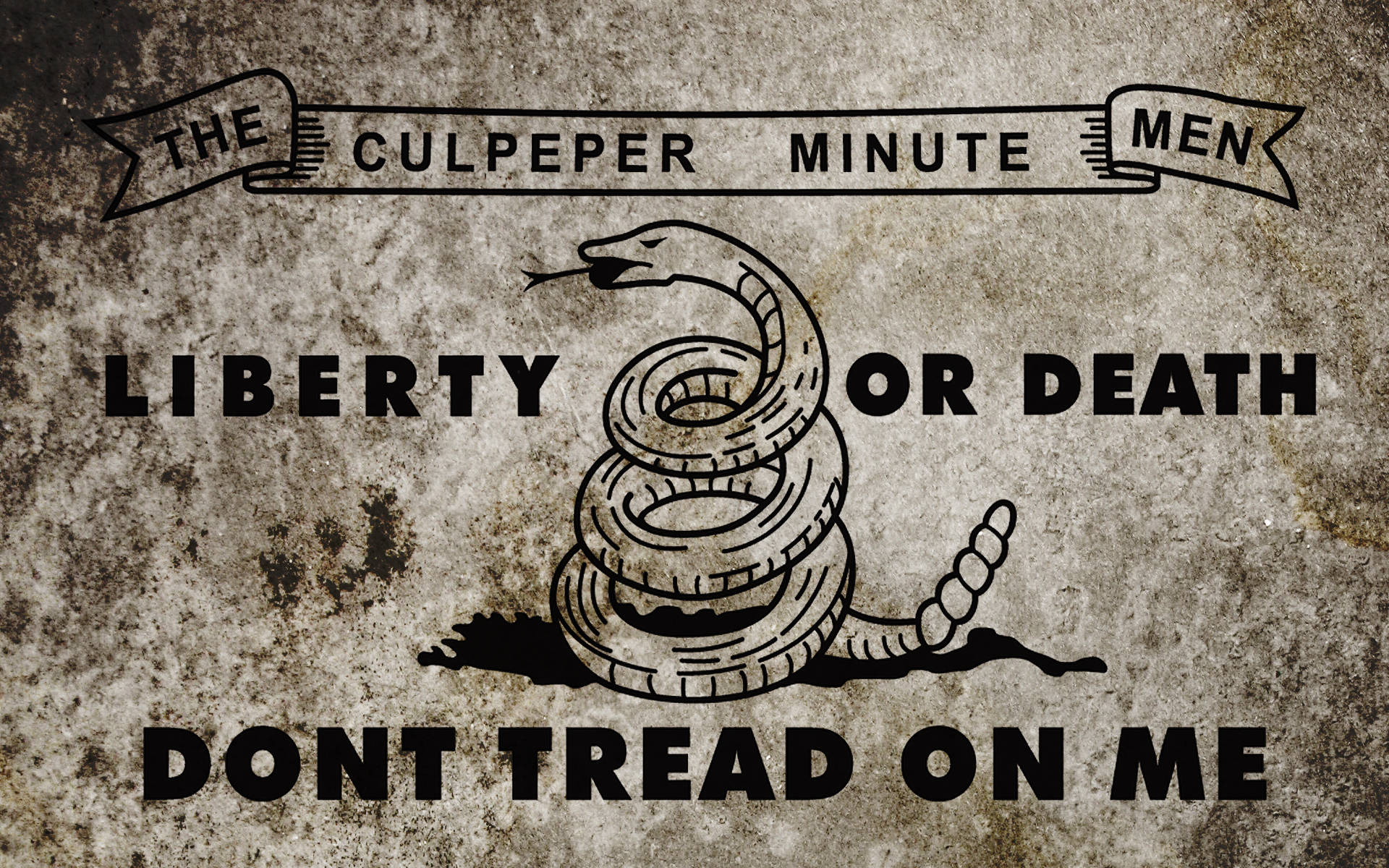 Old Original Gadsden Flag Background