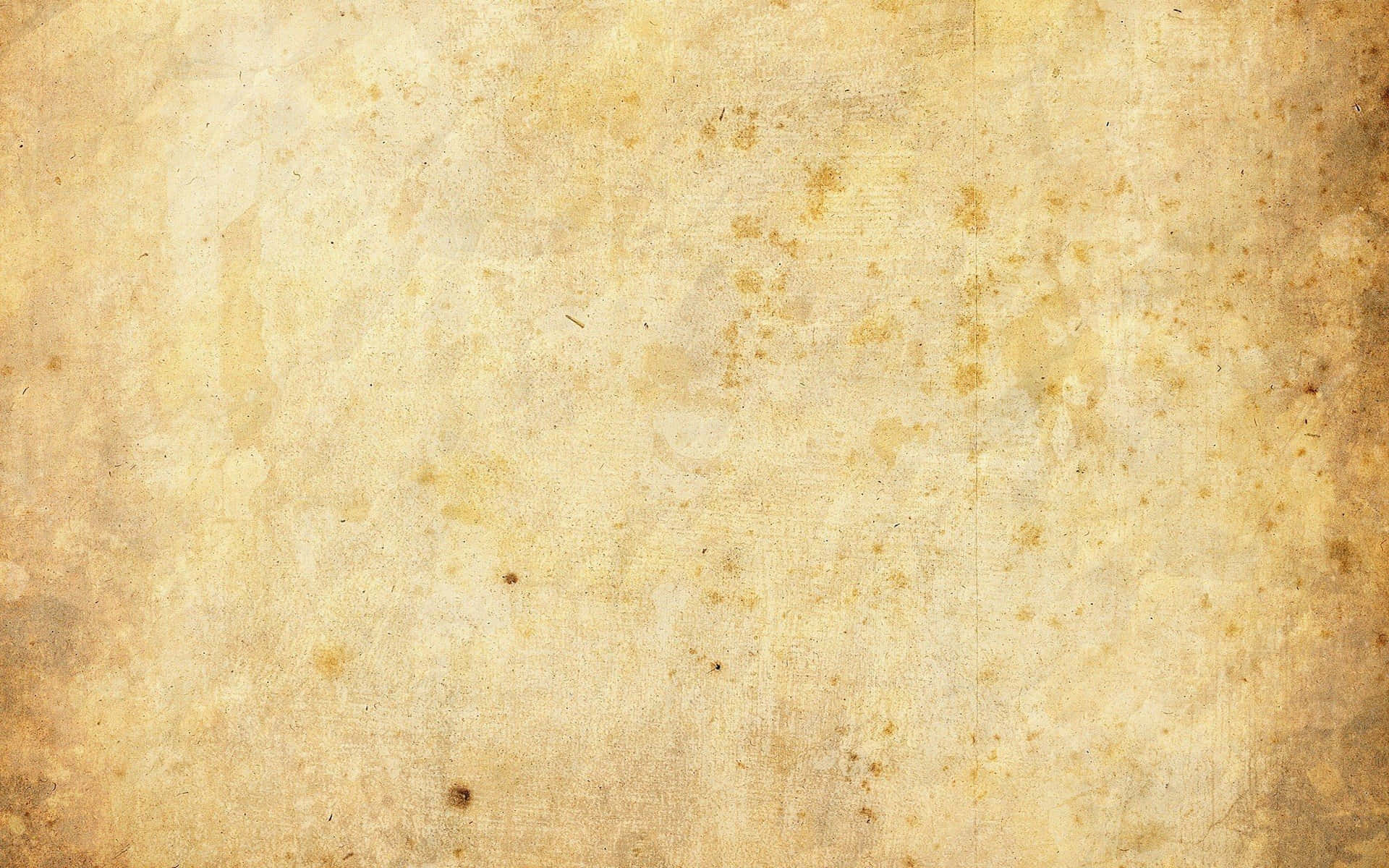 Old Paper Texture With Yellow Stain