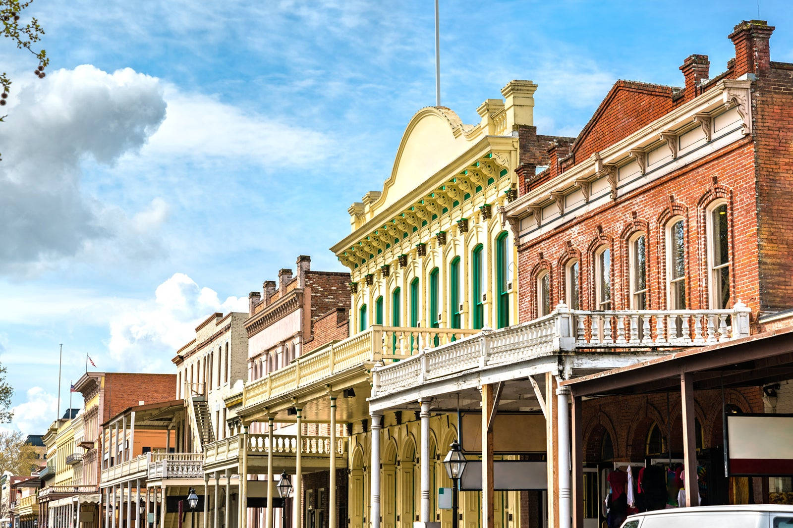 Old Sacramento Waterfront Park Background