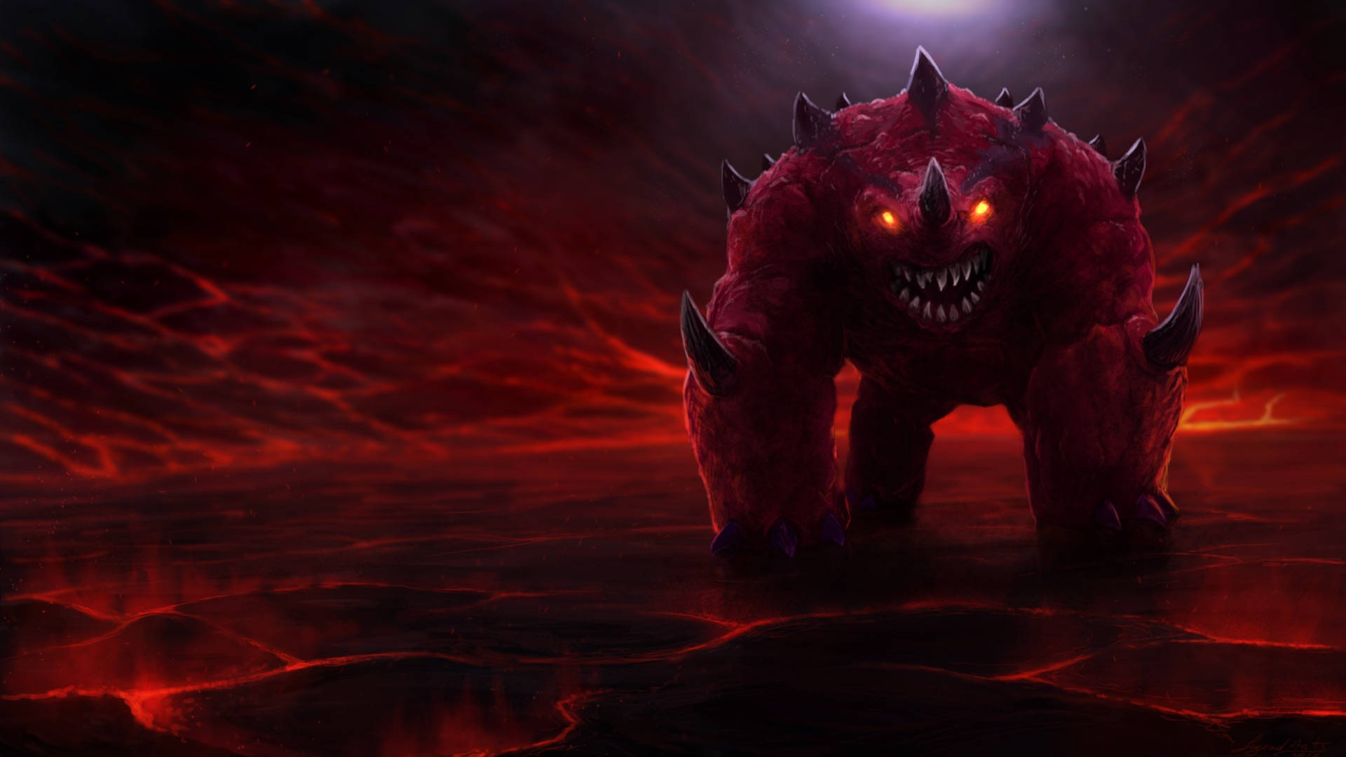 Old School Runescape Red Monster Background