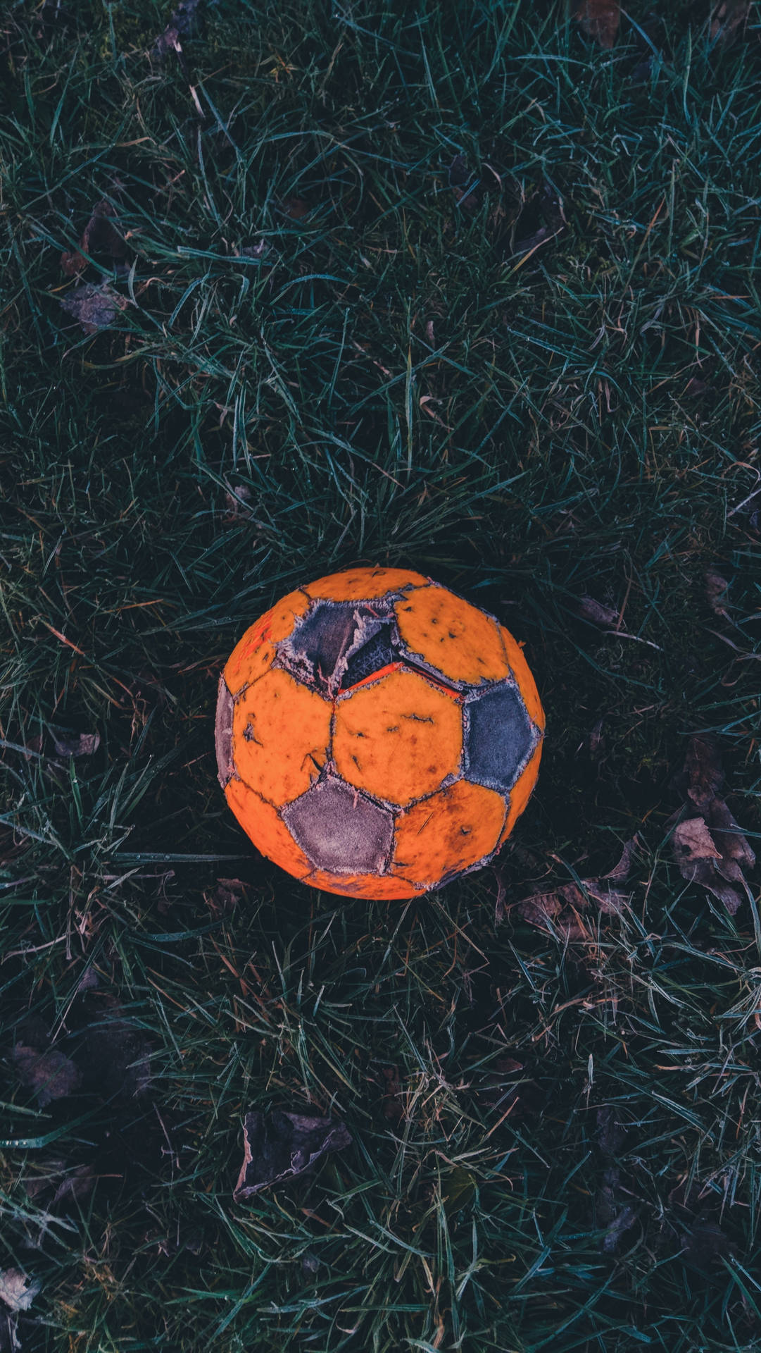 Old Soccer Ball Background