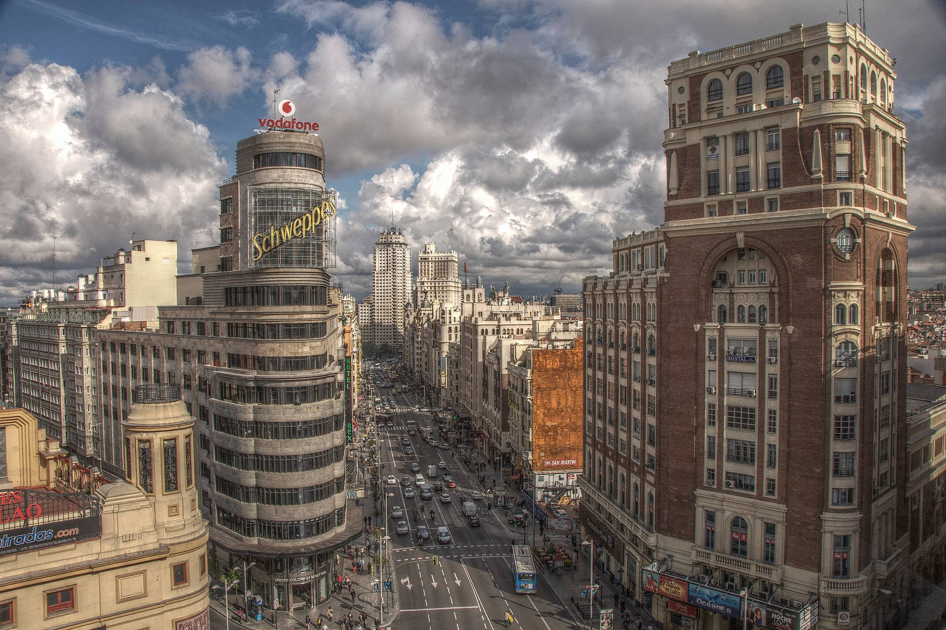 Old Vintage Madrid Spain