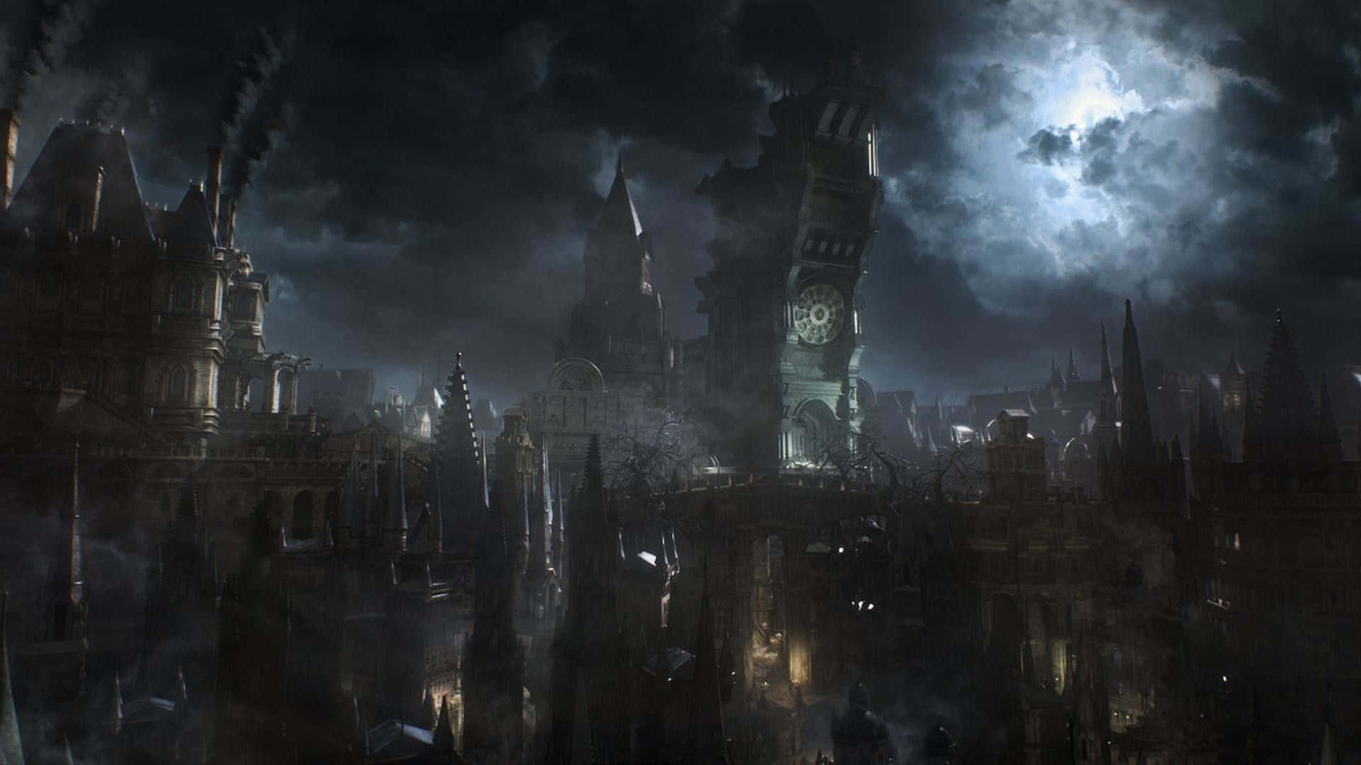 Old Yharnam Location In Bloodborne 4k Hd Background