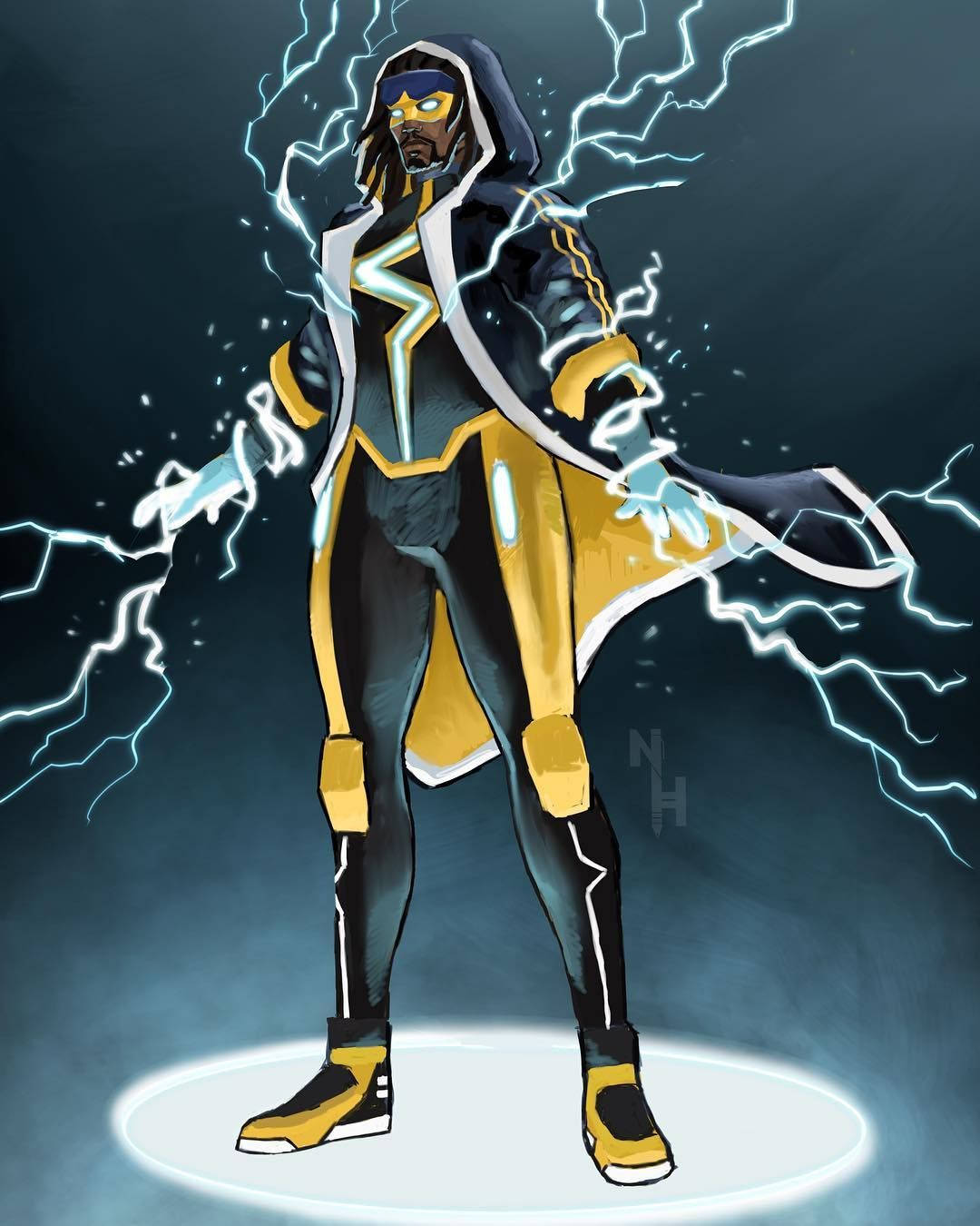 Older Static Shock Background