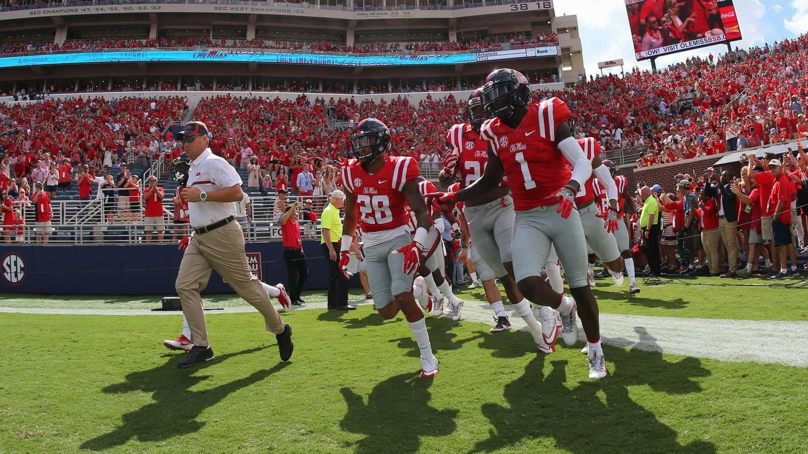 Ole Miss Celebration Background