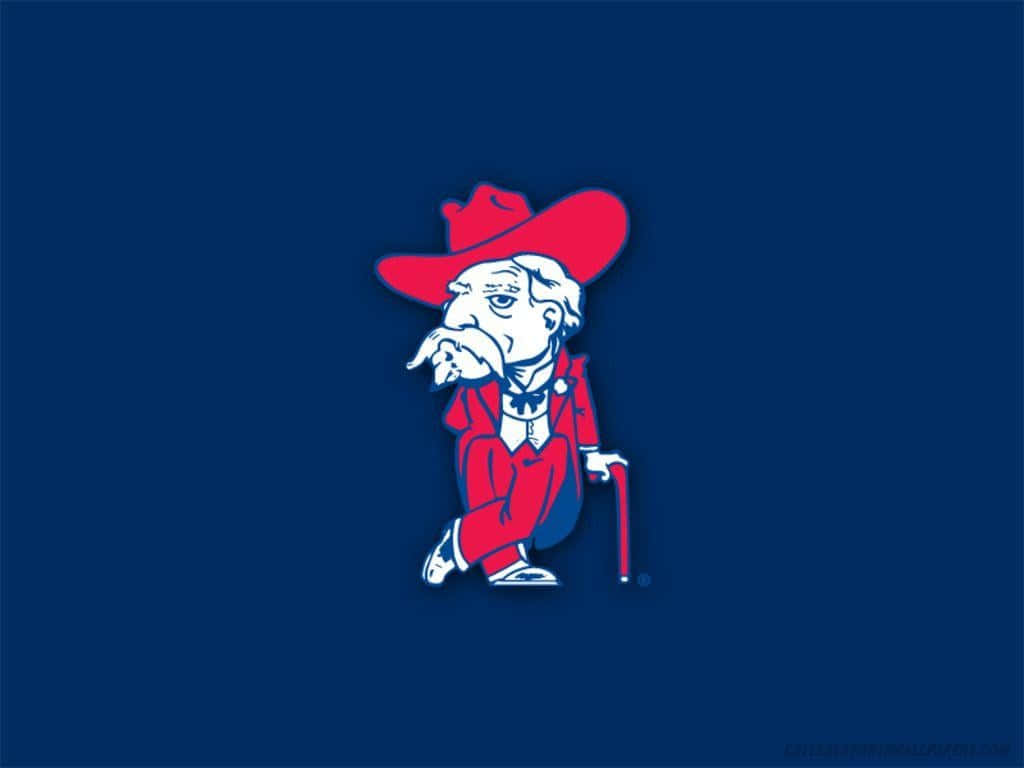 Ole Miss Rebels Atheletics Logo Background