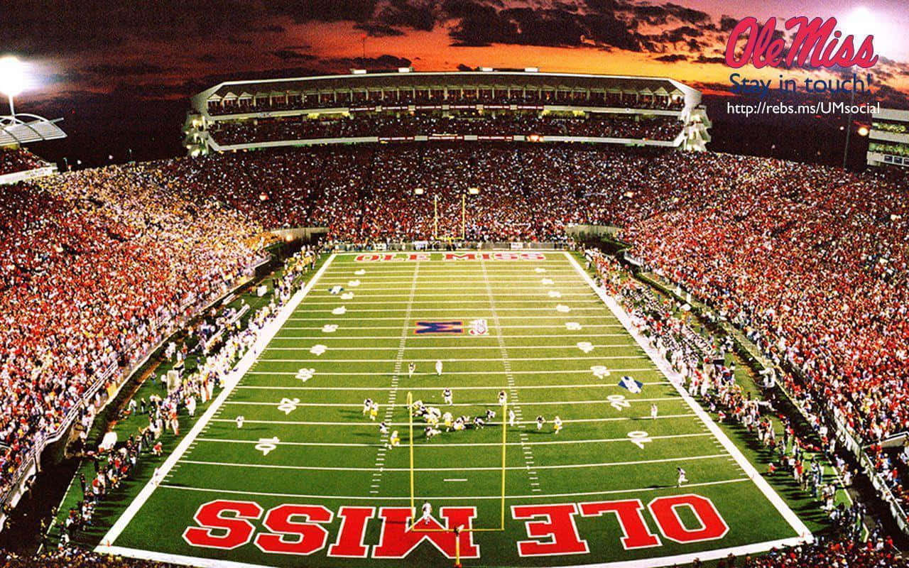 Ole Miss Stadium Background