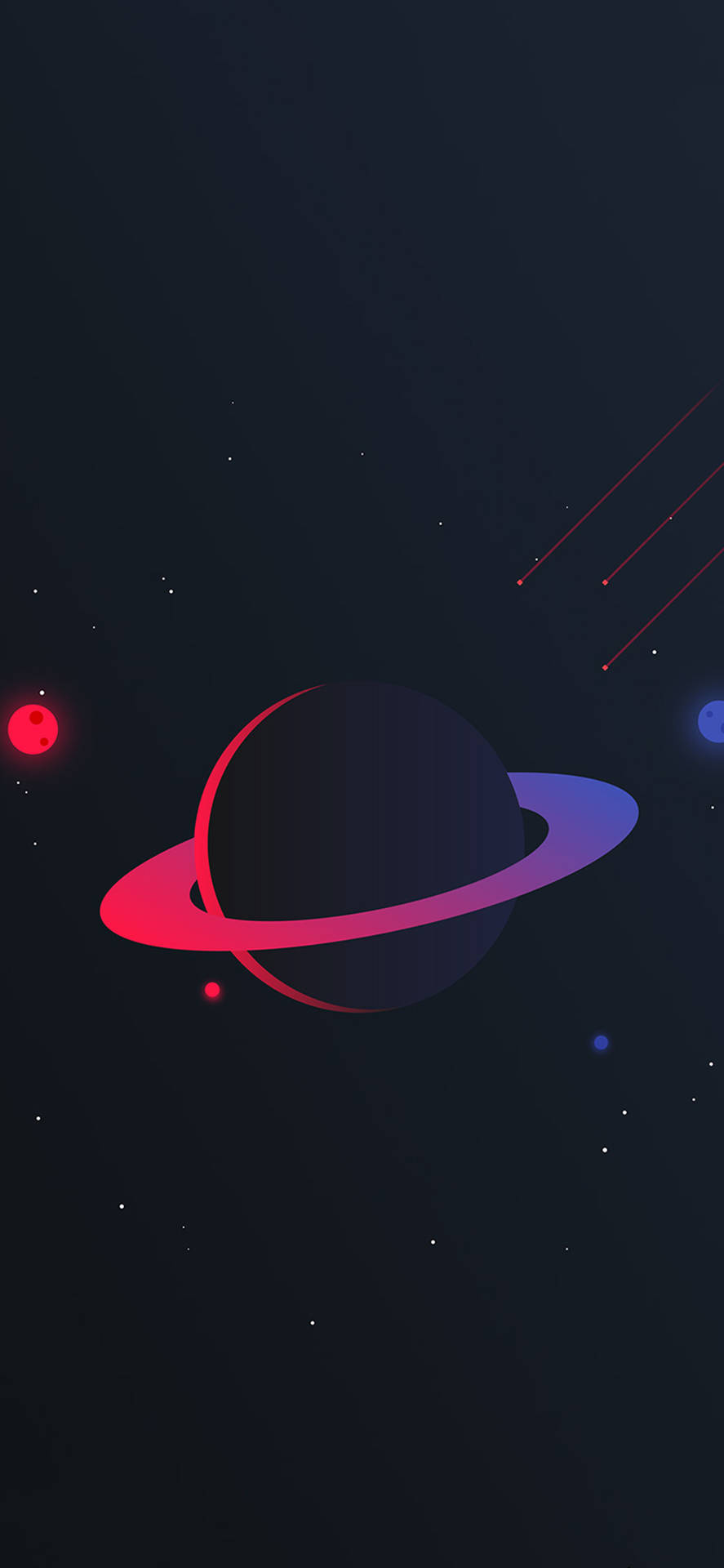 Oled Pink Planet Background
