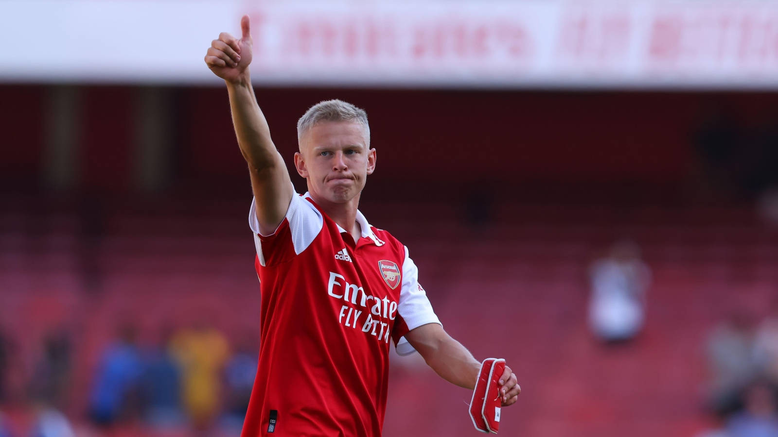 Oleksandr Zinchenko Thumbs Up