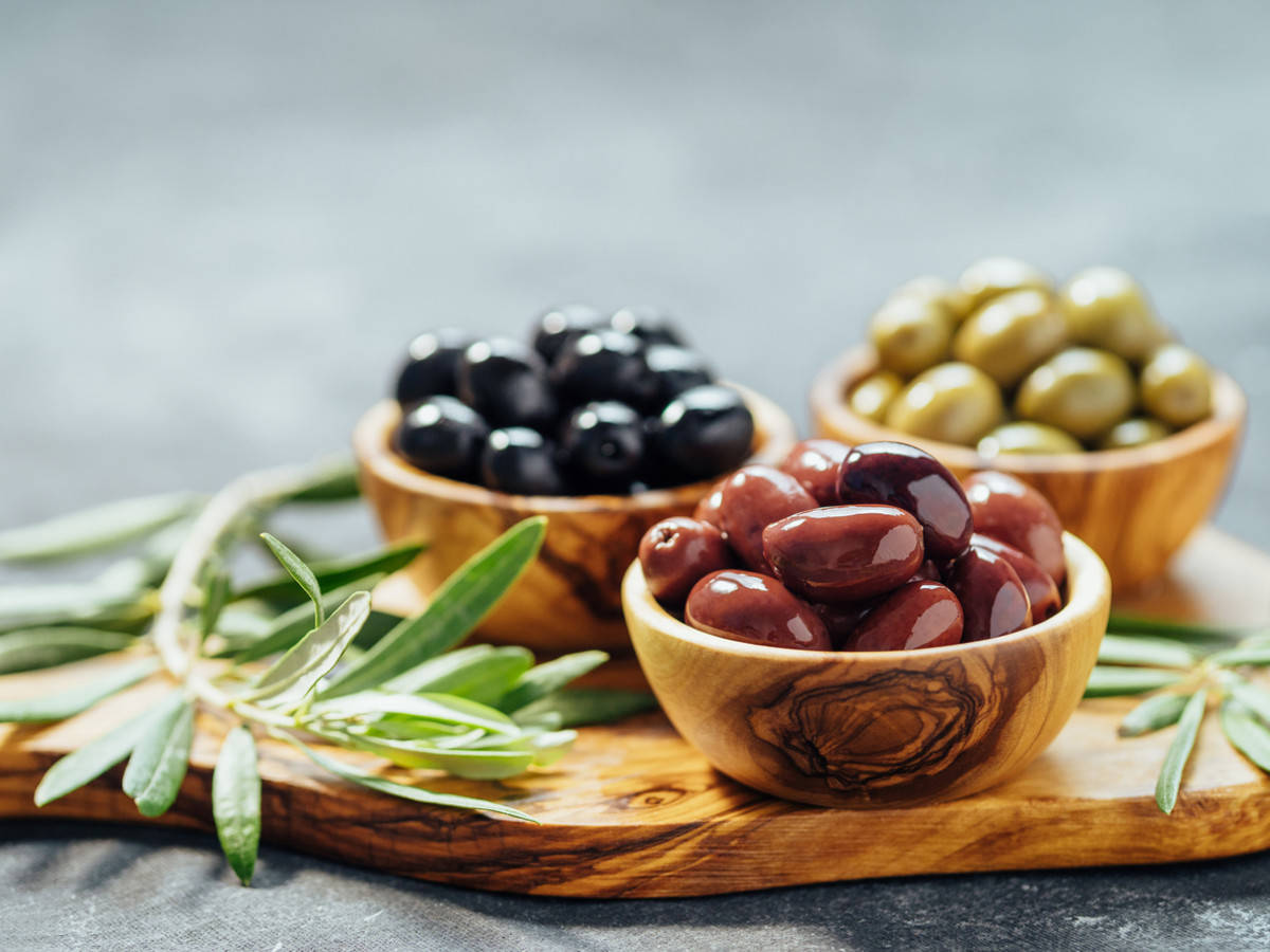 Olive Fruit Wooden Bowl