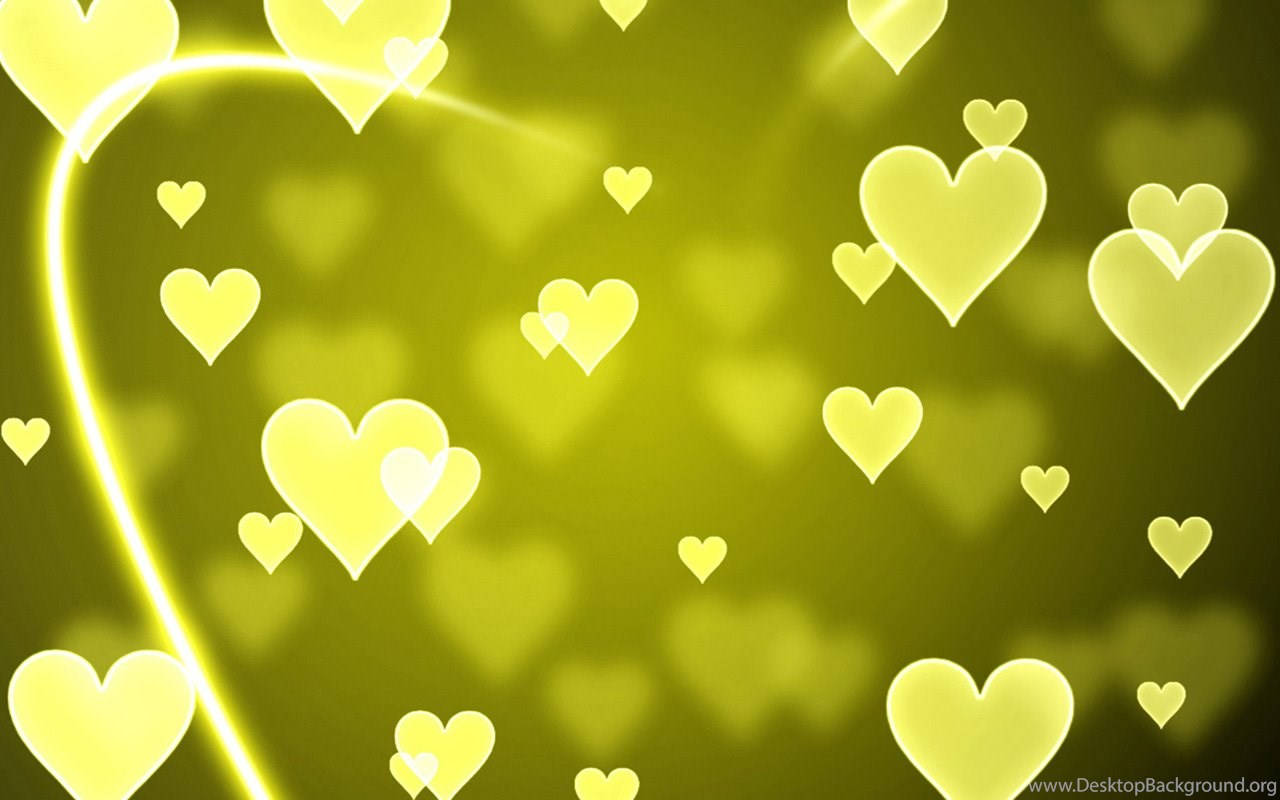 Olive Green Heart Background