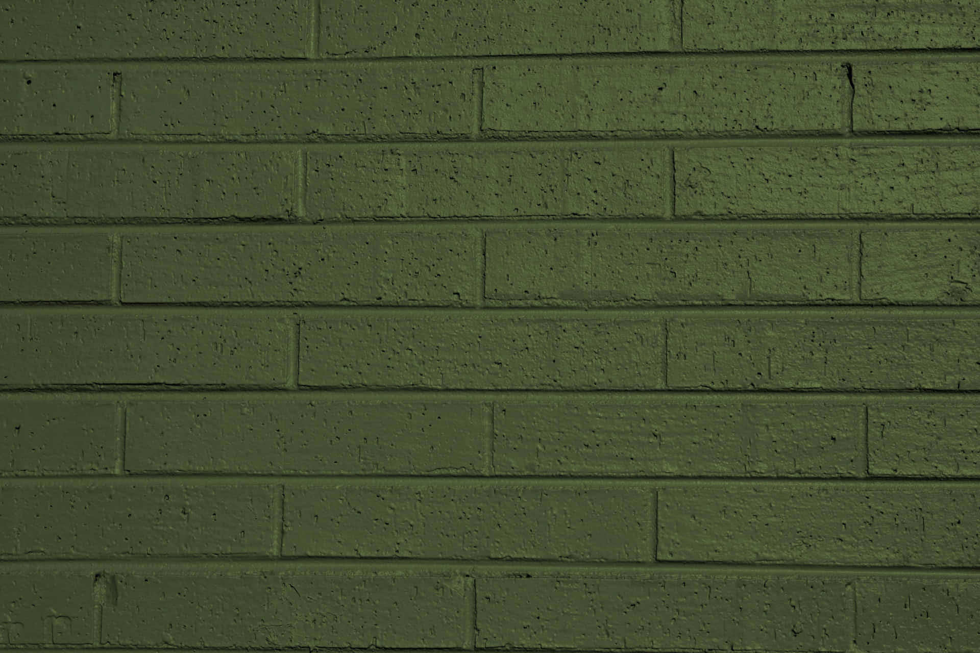 Olive Greenaesthetic Desktop Brick Wall