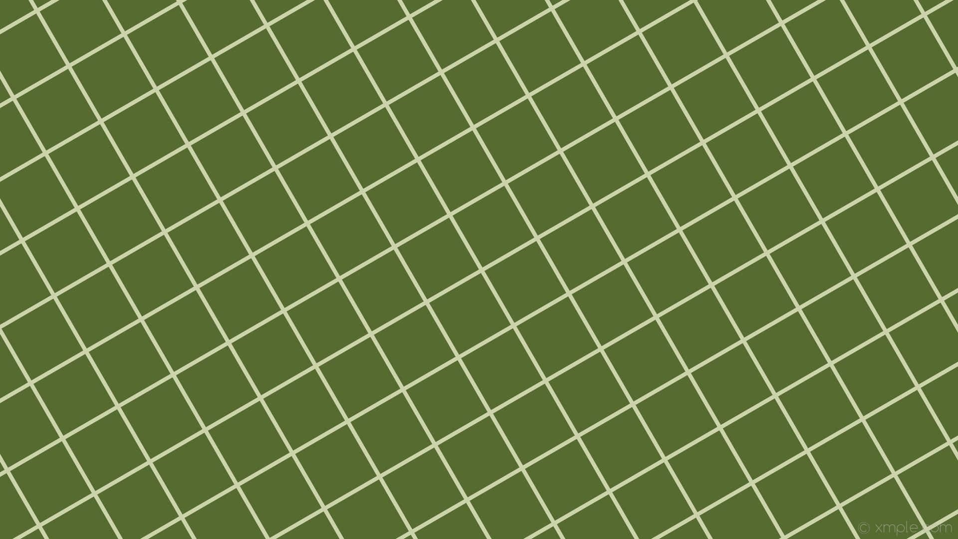 Olive Greenaesthetic Desktop Diagonal Squares