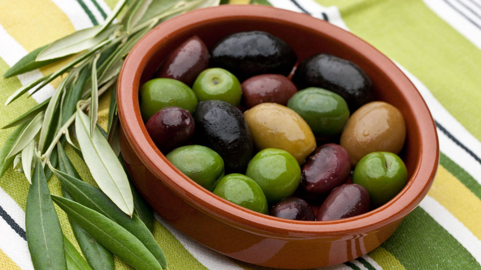 Olive Mediterranean Cuisine Ingredient Background