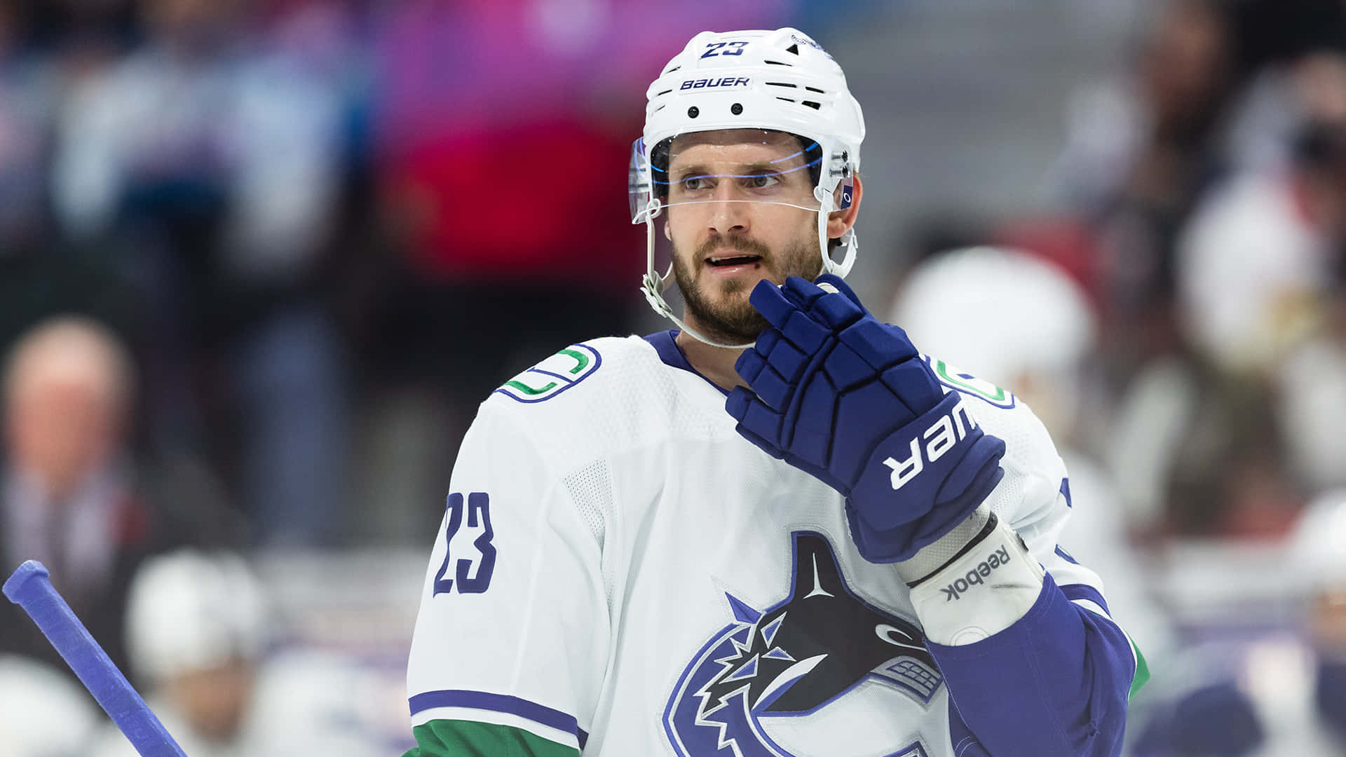 Oliver Ekman Larsson During Nhl 2022 Background