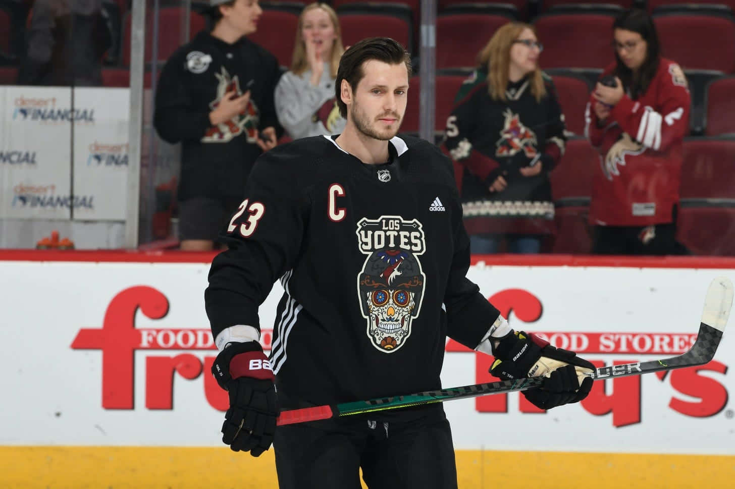 Oliver Ekman Larsson Wore Los Yotes Jersey Background