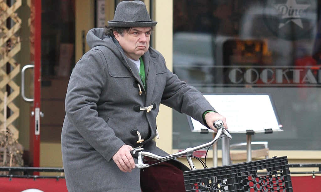 Oliver Platt Deep In Thought. Background