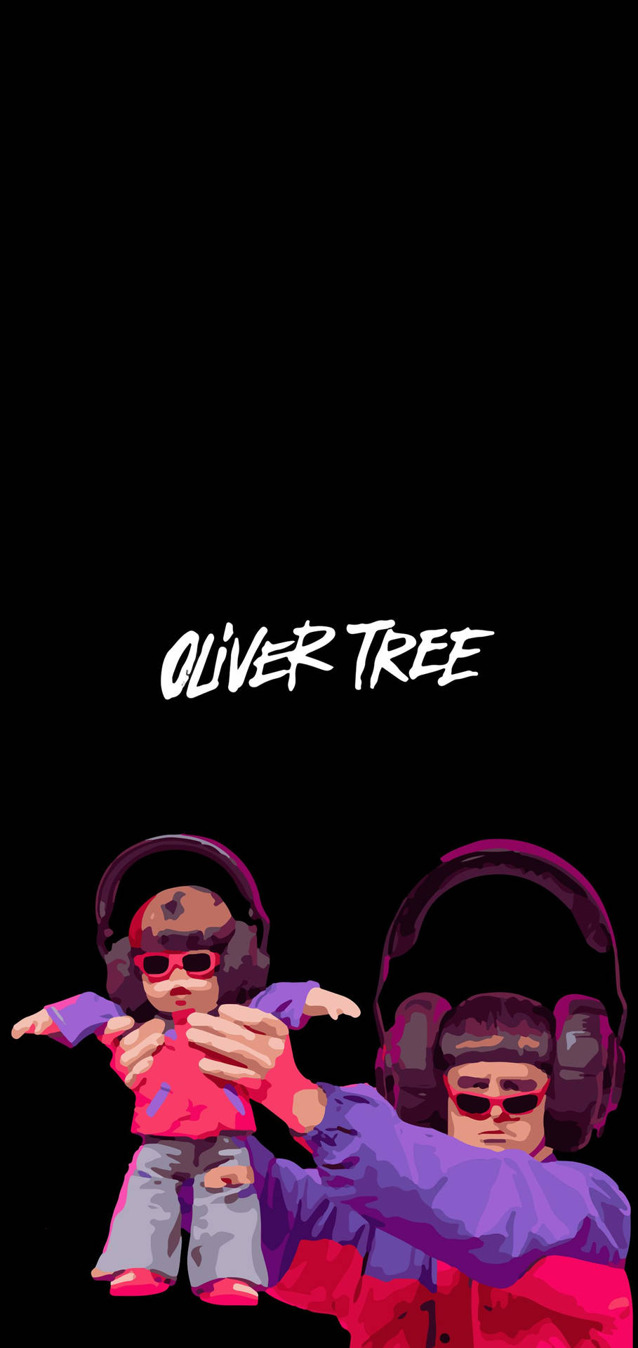 Oliver Tree Doll Background