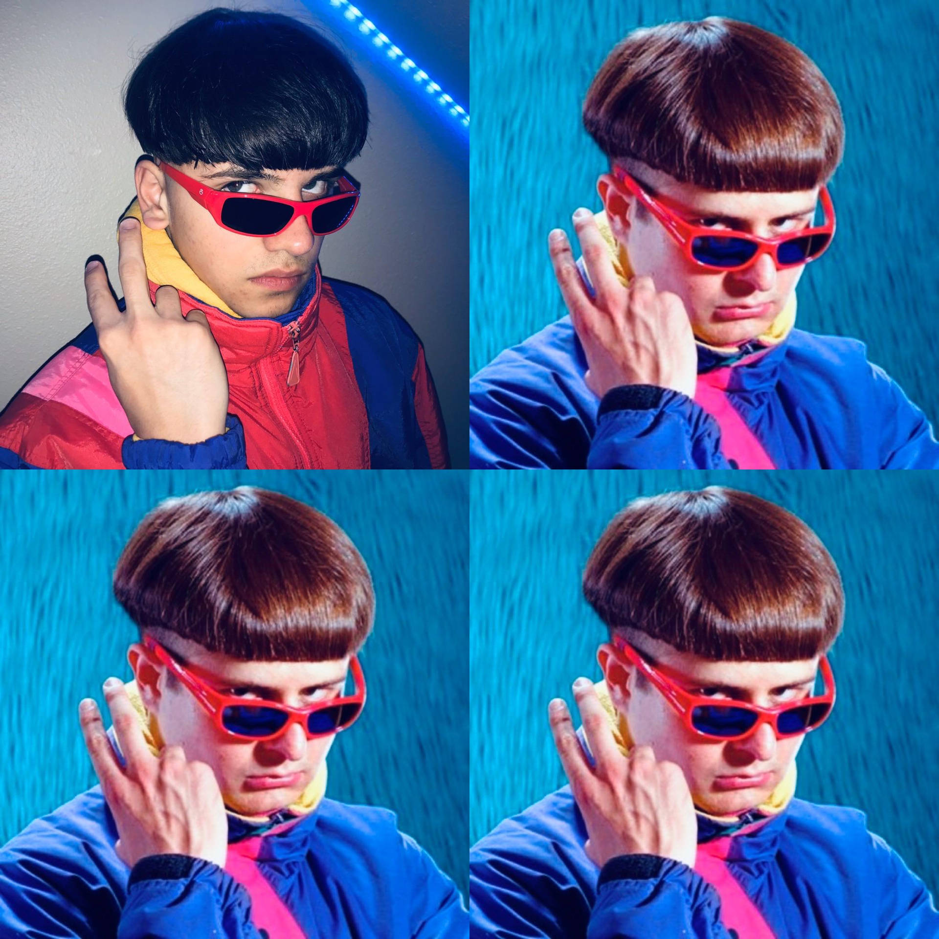 Oliver Tree Four Equally Divided Photograph