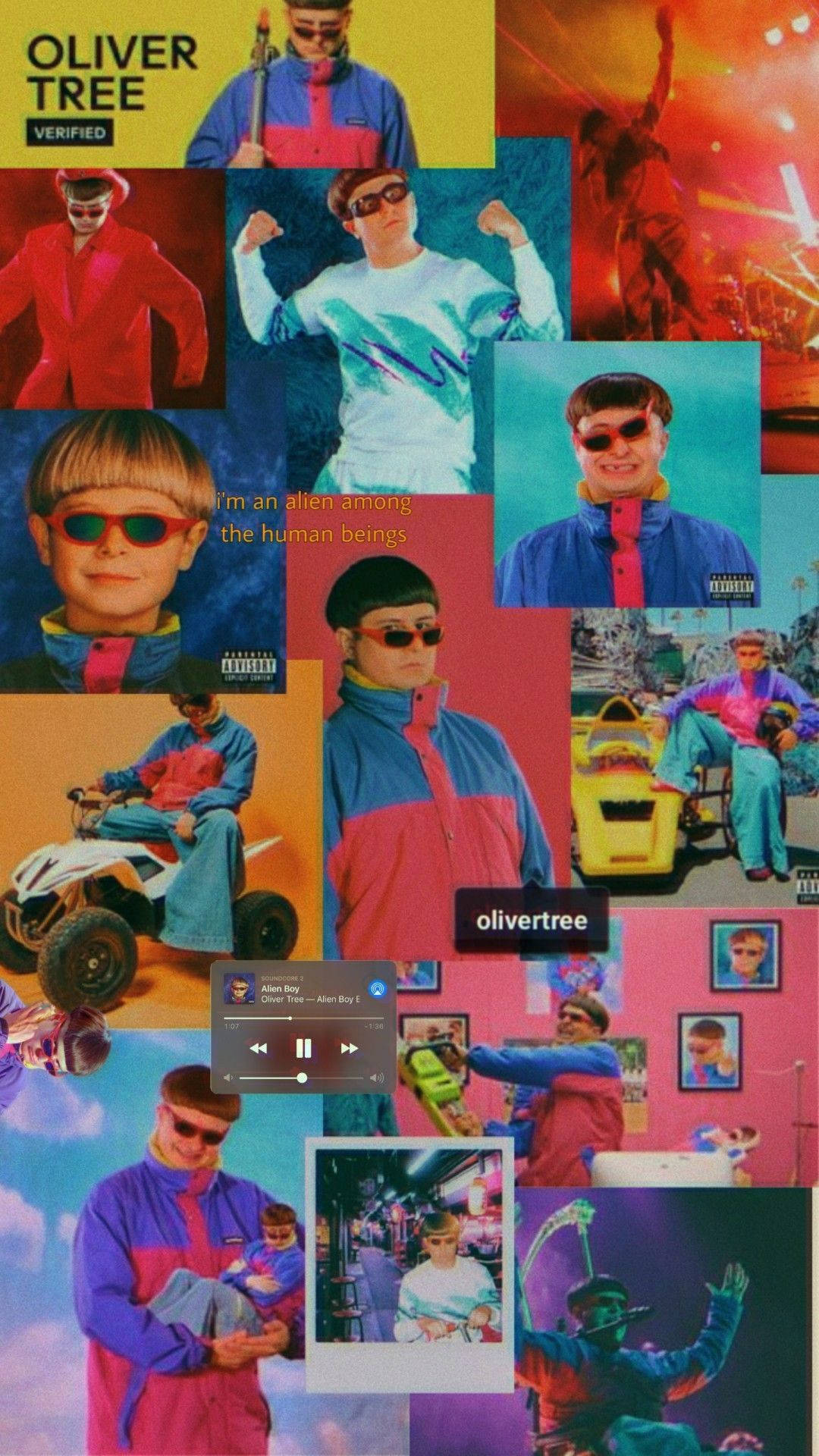 Oliver Tree Multiple Collage Photograph