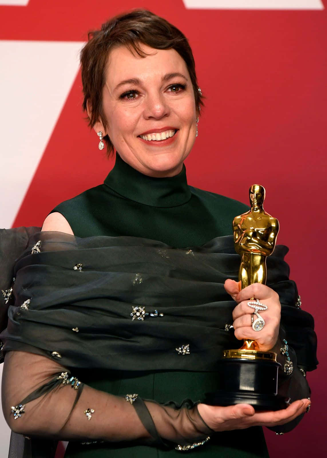 Olivia Colman Striking An Elegant Pose