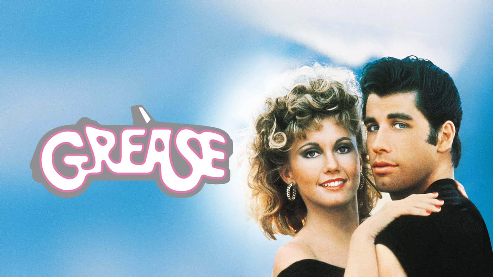 Olivia Newton John And John Travolta Grease Background