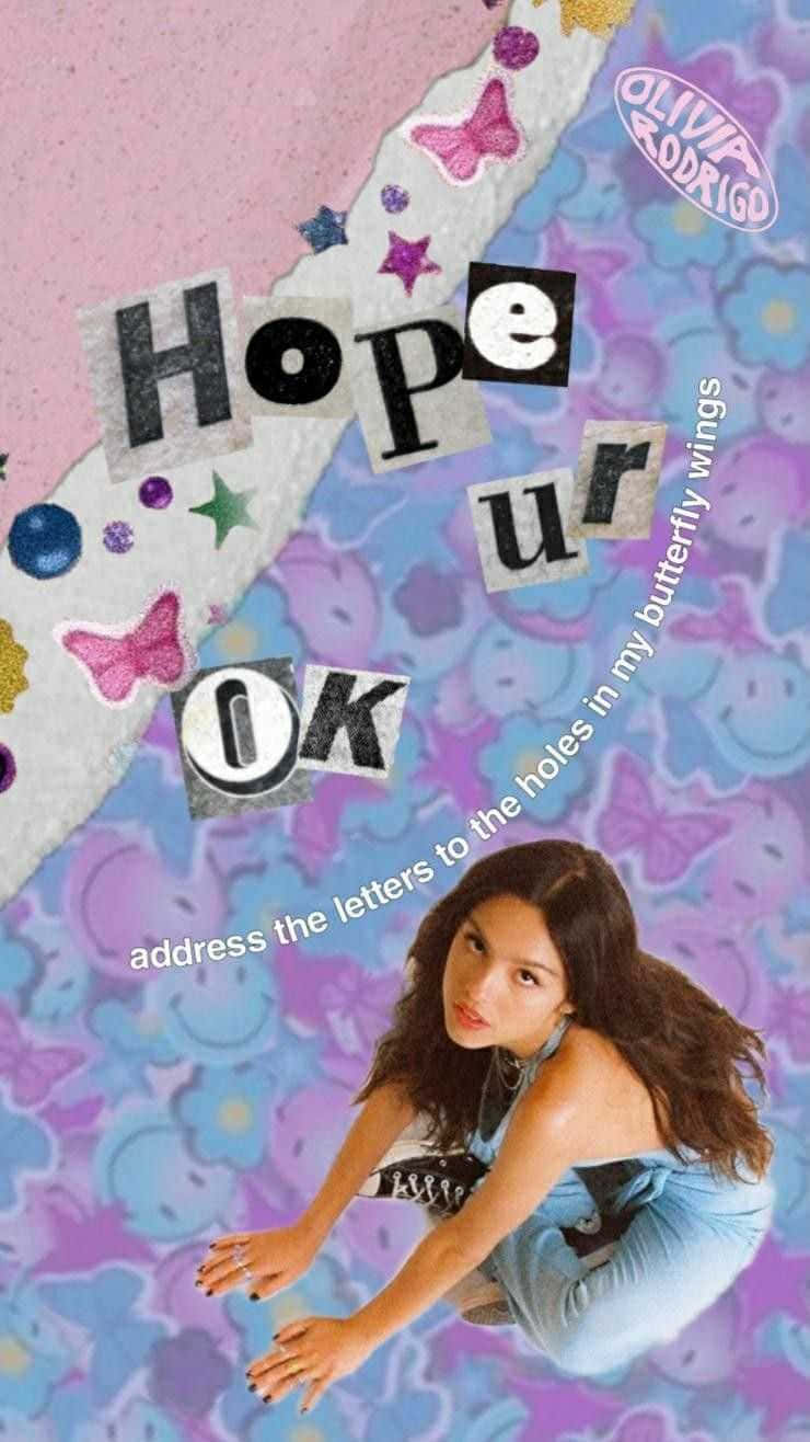 Olivia Rodrigo Aesthetic Phone Theme Background