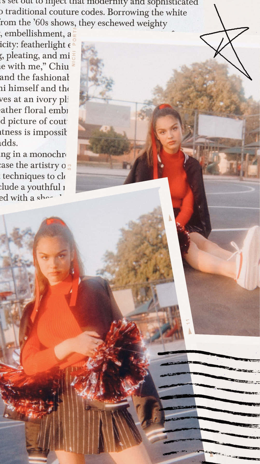 Olivia Rodrigo Radiates Confidence And Beauty Background