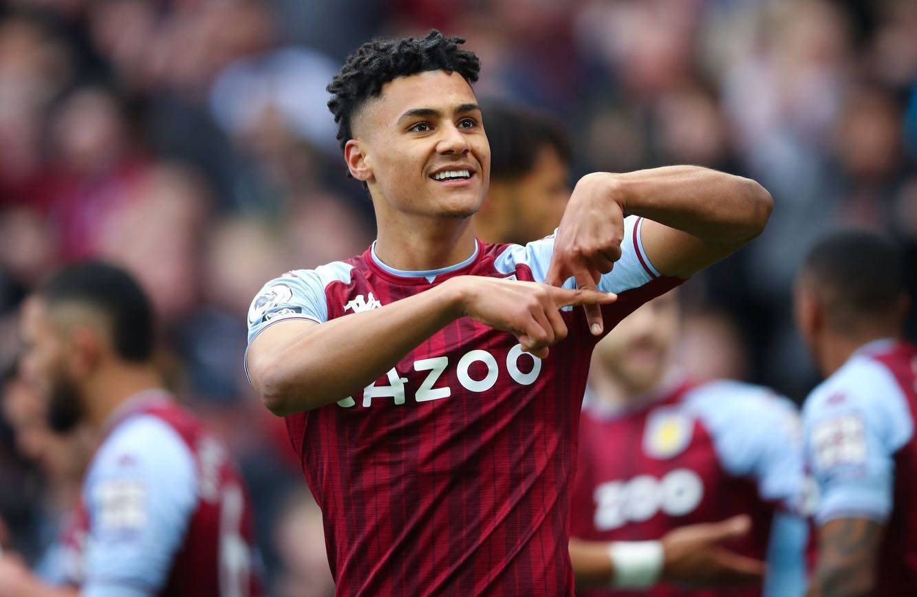 Ollie Watkins In Action During A Football Match