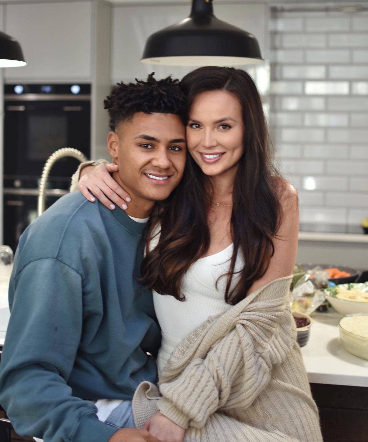 Ollie Watkins Posing With Girlfriend