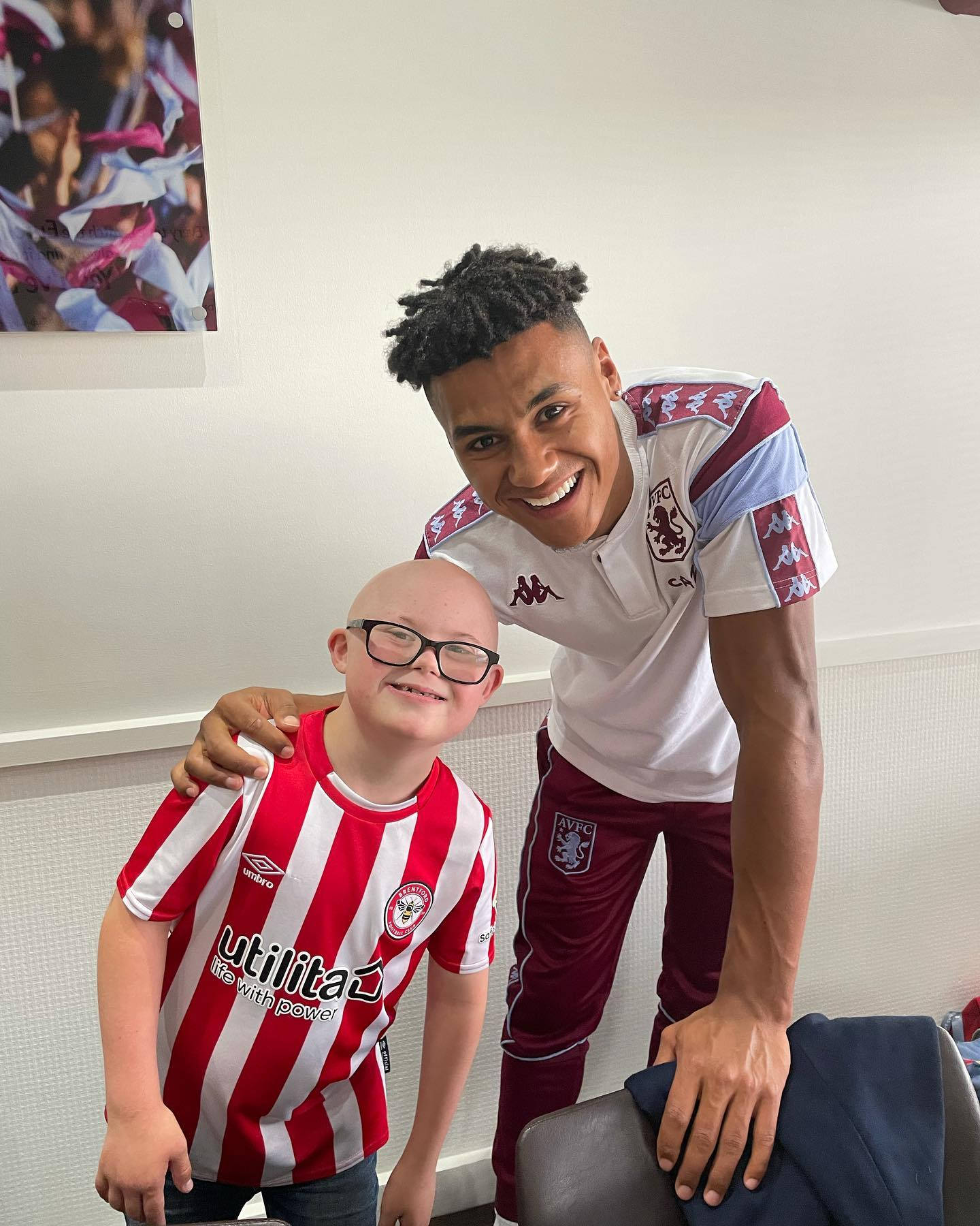 Ollie Watkins With A Young Fan