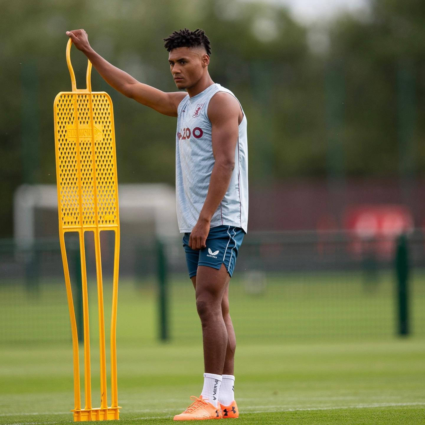 Ollie Watkins With Training Dummy