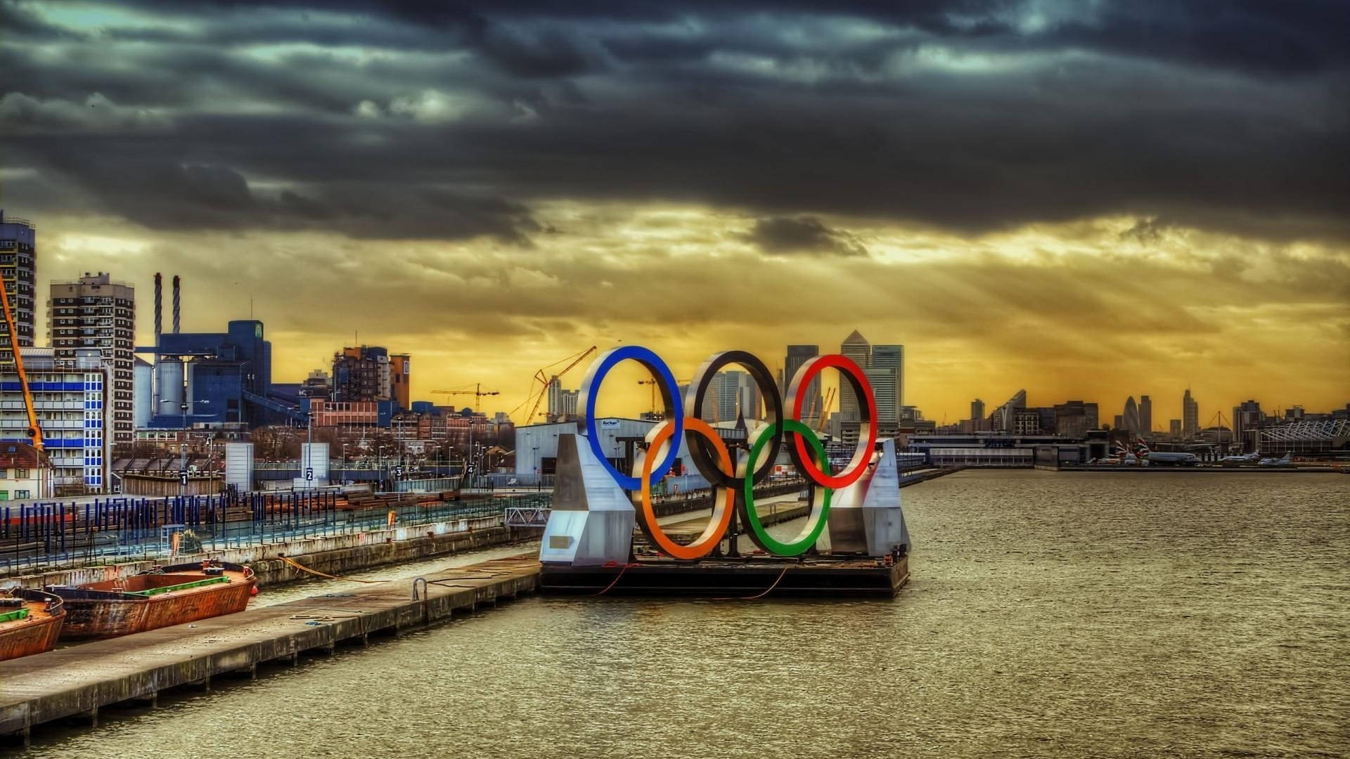 Olympic Cityscape Statue