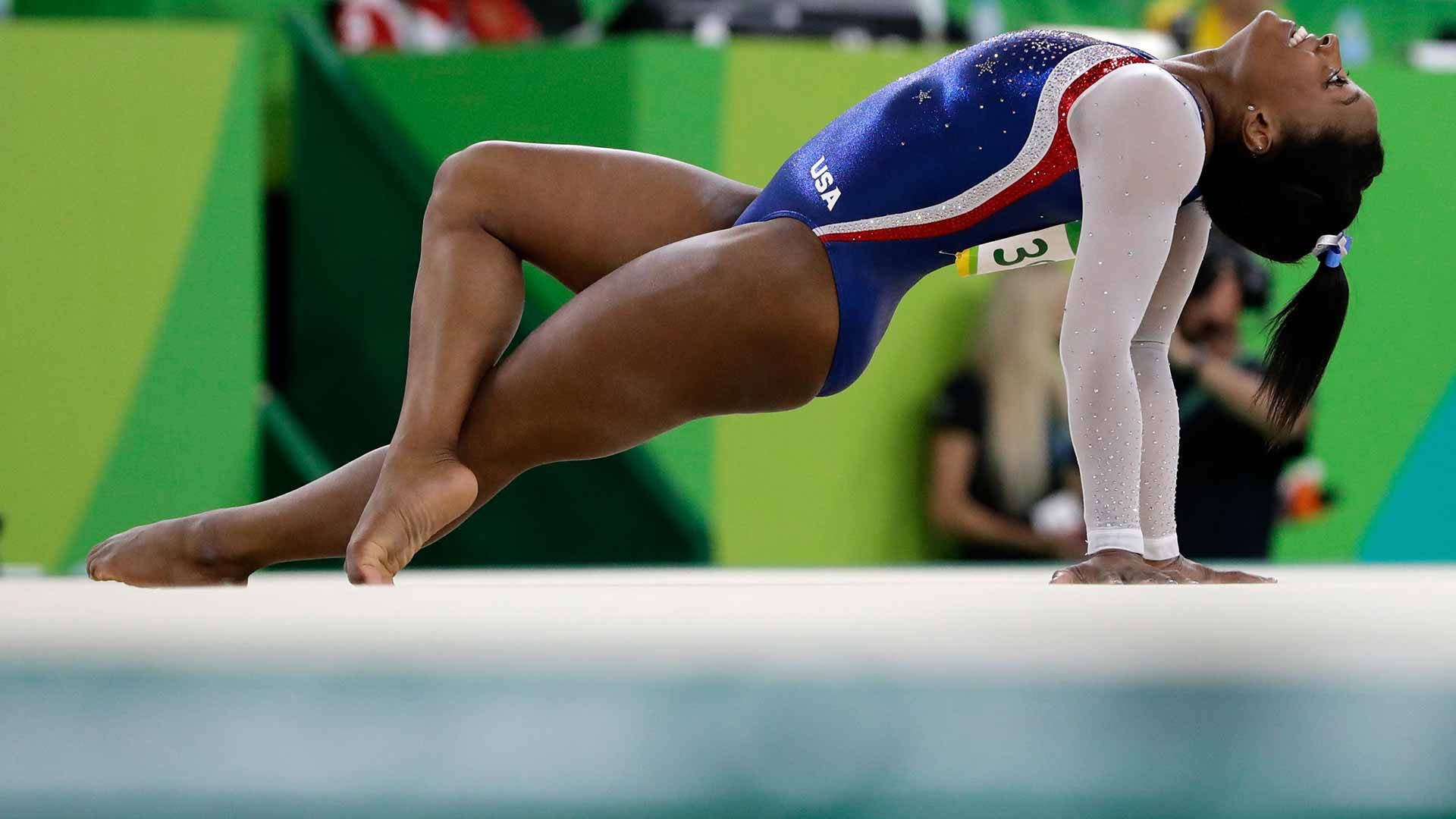 Olympic Gold Medalist Simone Biles At The 2017 World Championships.