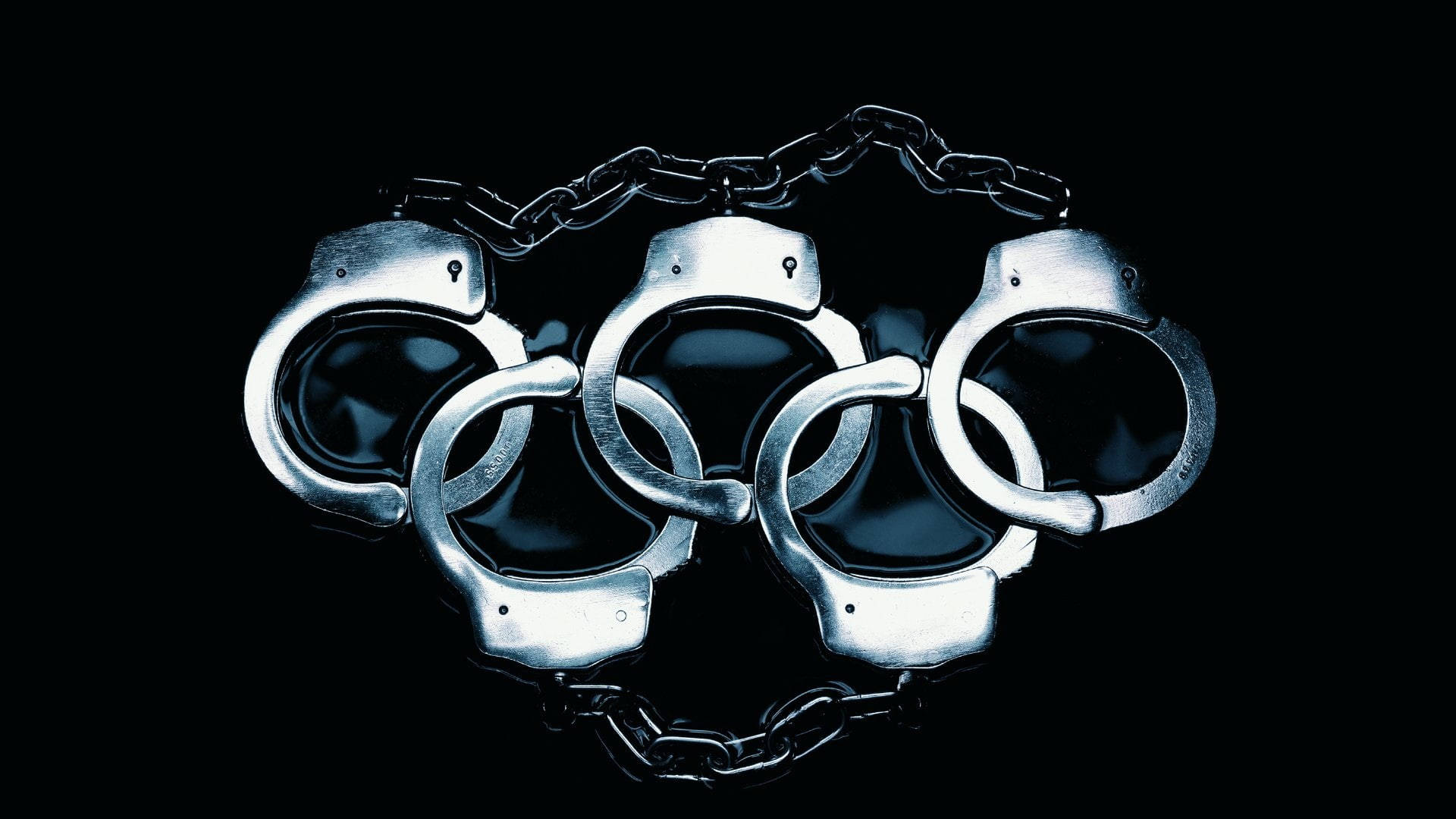 Olympic Handcuffs Logo Background