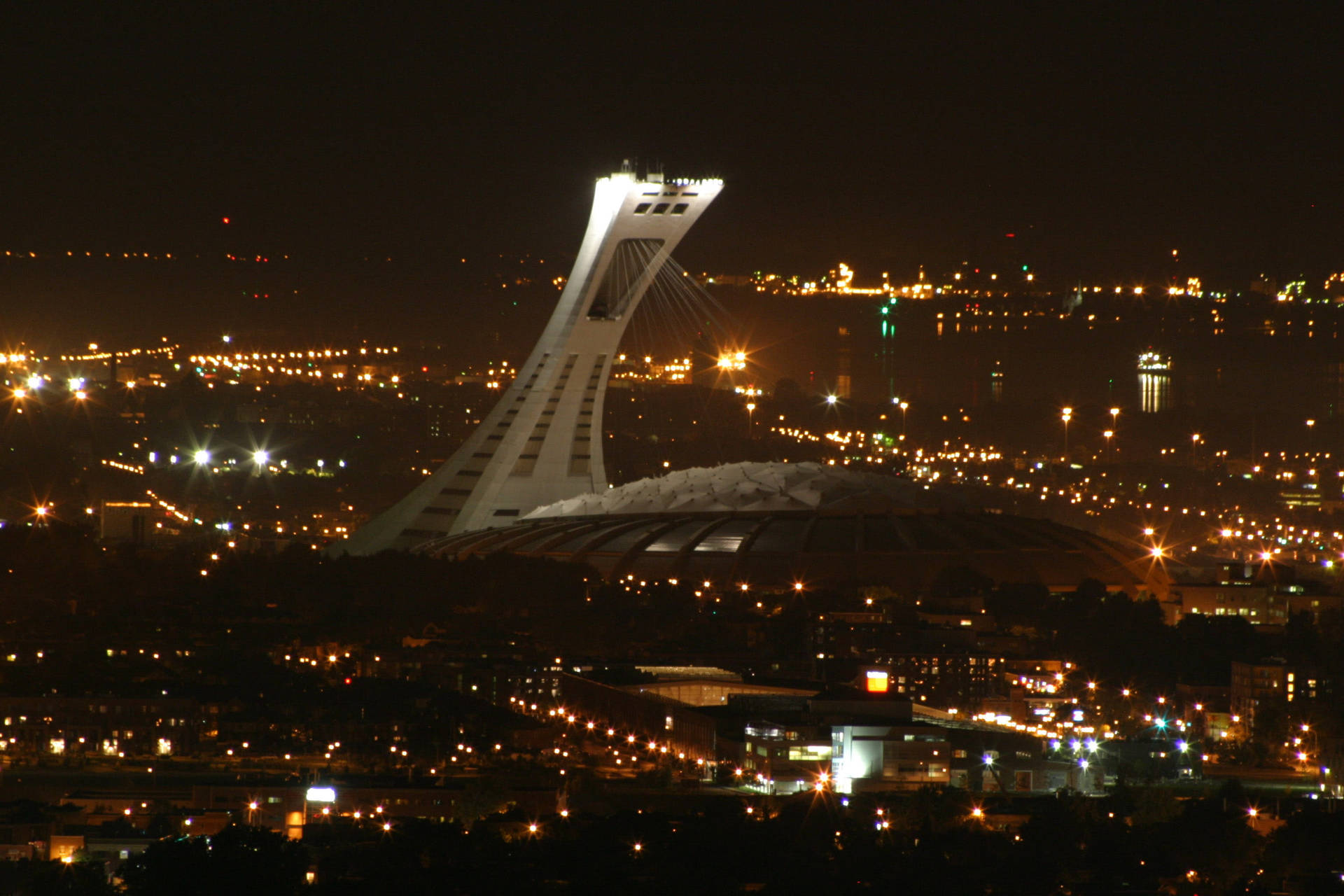 Olympic Stadium In Montreal Background