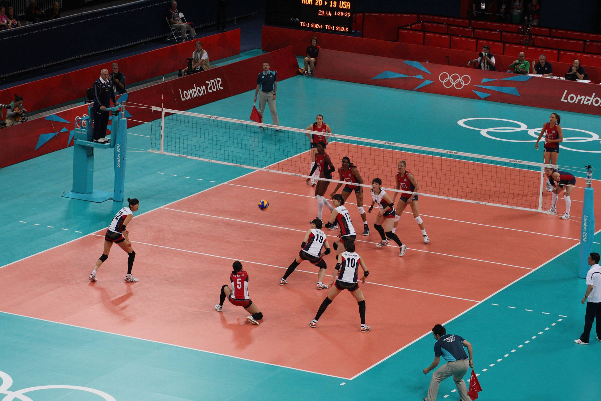 Olympics Game Volleyball 4k