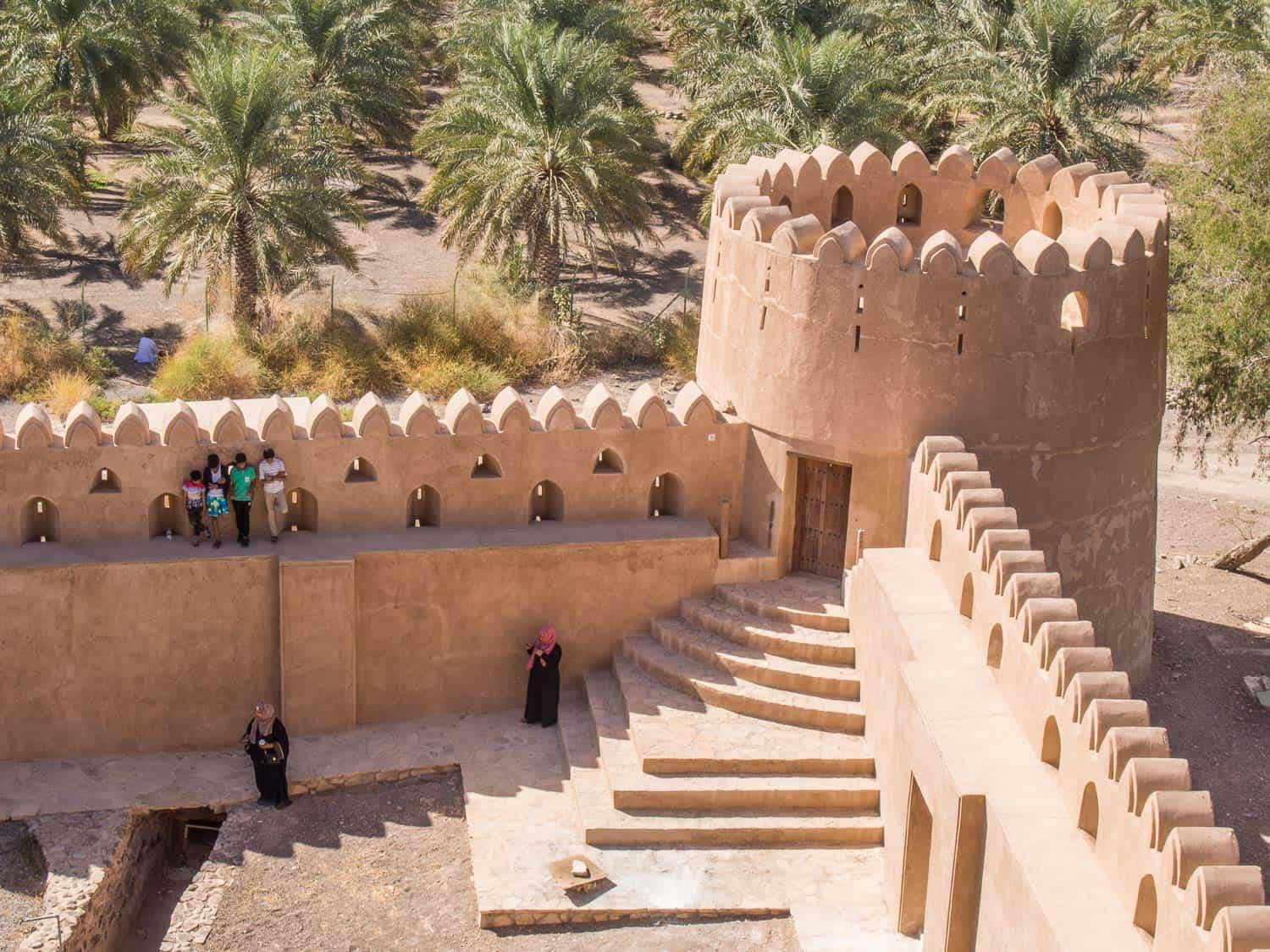 Oman Jabrin Castle Background