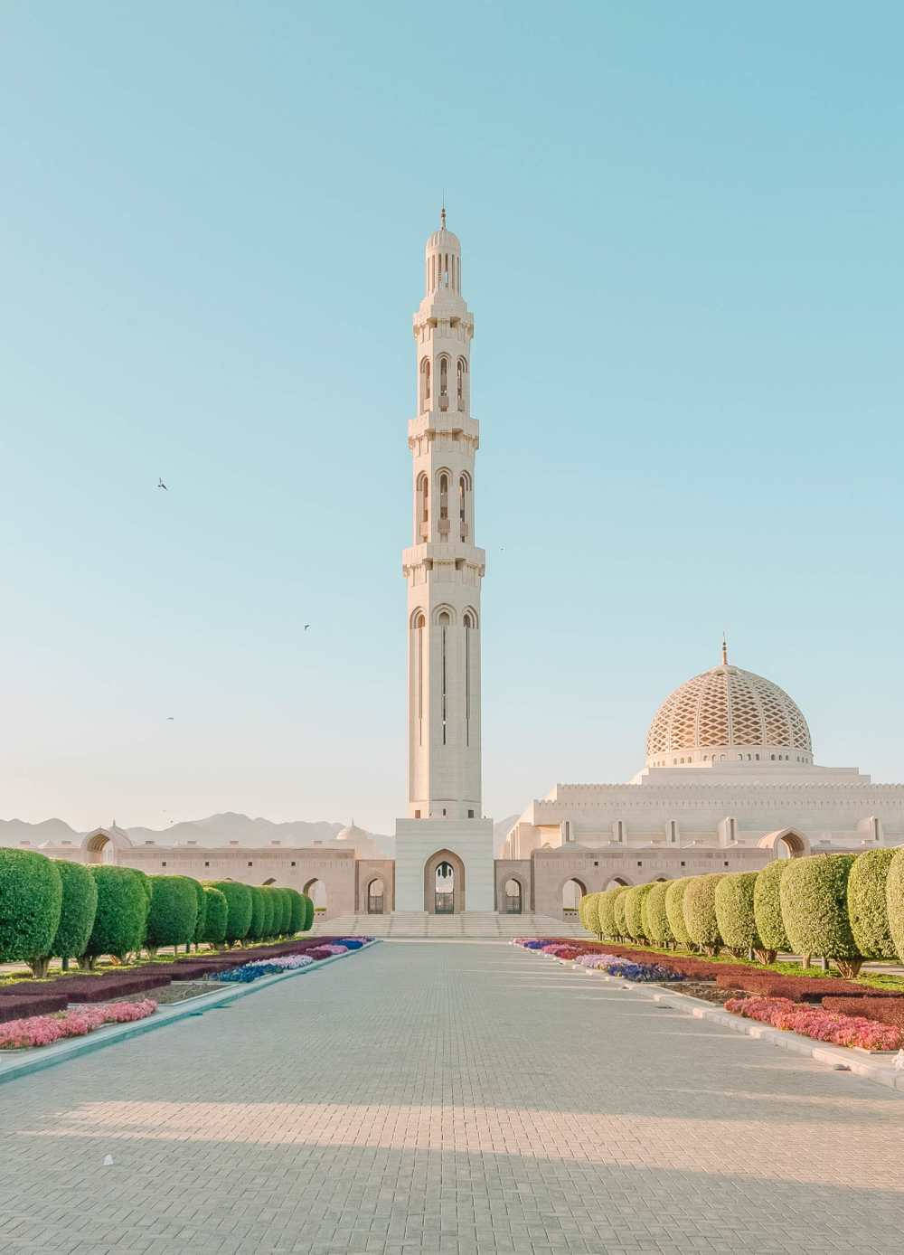 Oman Mosque Daytime View