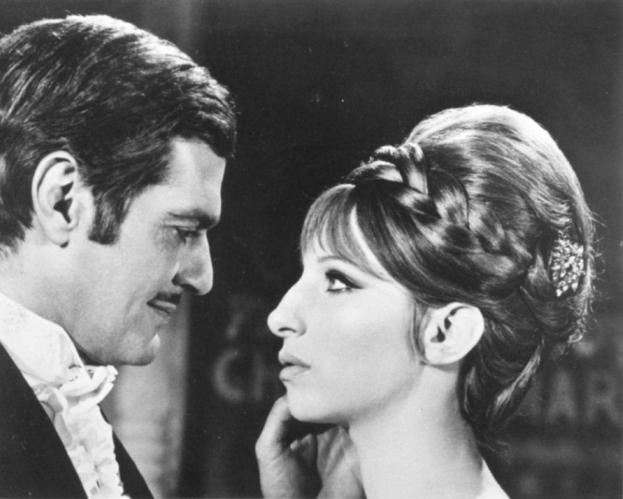 Omar Sharif And Barbra Streisand Background