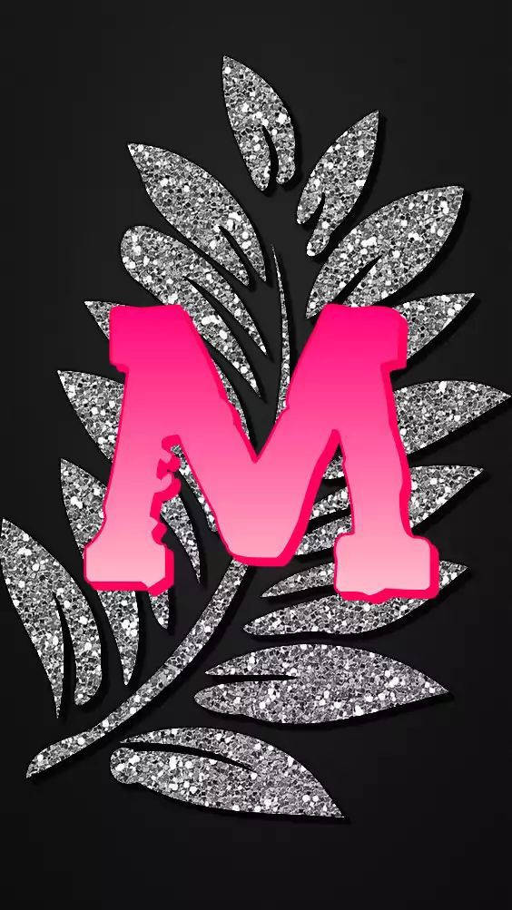Ombre Letter M Background